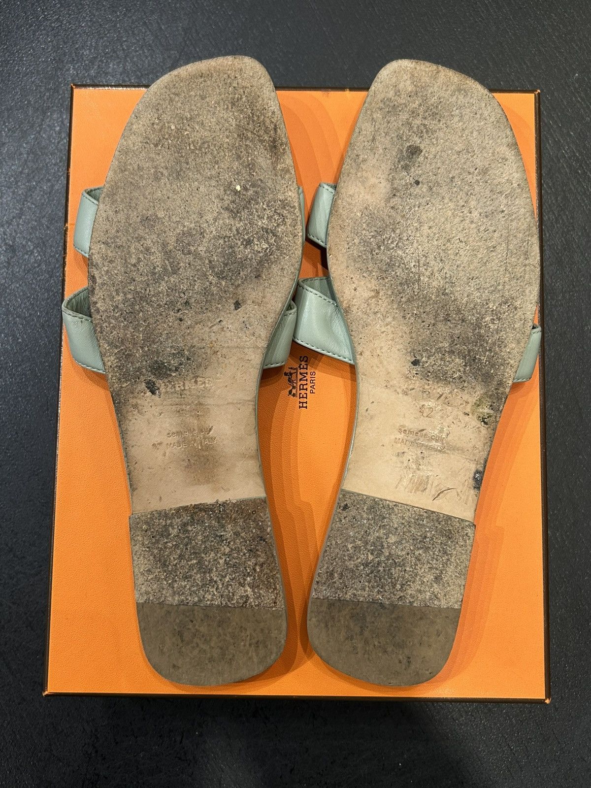 Hermes Hermes Oran Sandal Size US 12 / IT 42 - 4 Thumbnail
