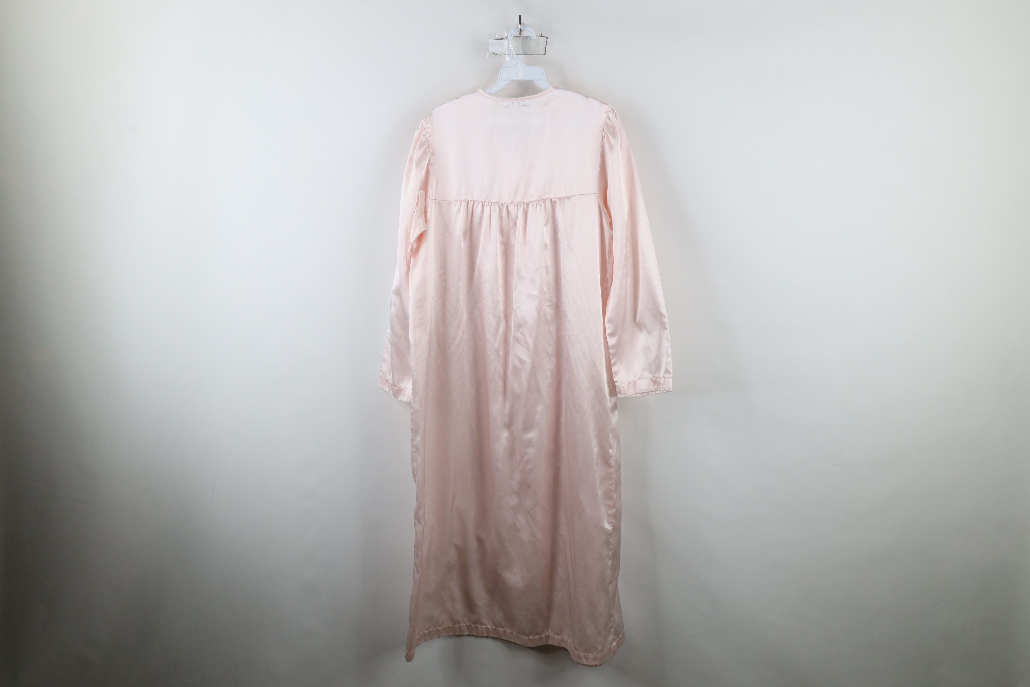 Vintage Vintage 90s Miss Elaine Flower Lace Night Gown Pink Size M / US 6-8 / IT 42-44 - 12 Thumbnail