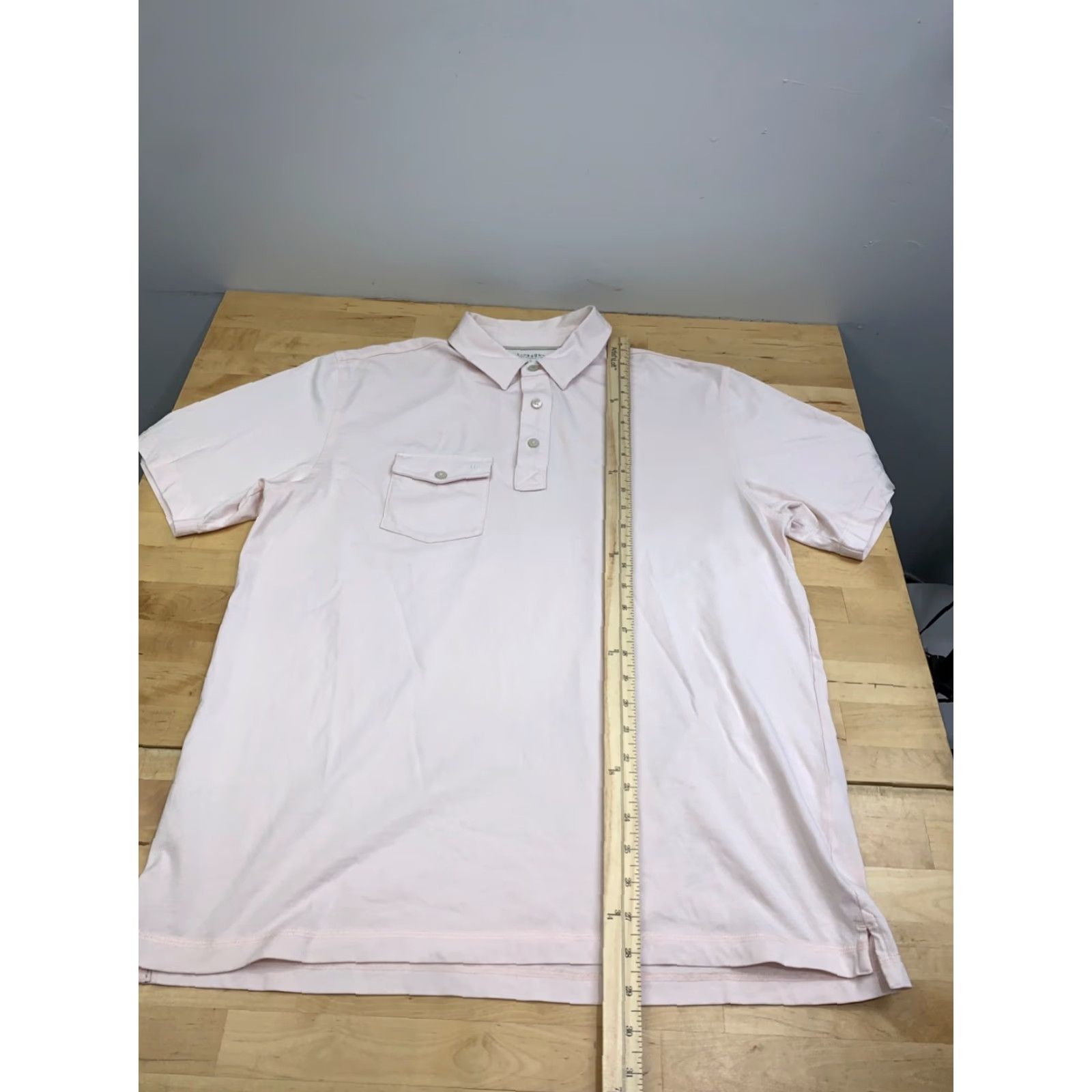 Vintage Linksoul Polo Shirt Men L Pink Casual Lightweight Stretch Golf 13040 Size US L / EU 52-54 / 3 - 4 Thumbnail