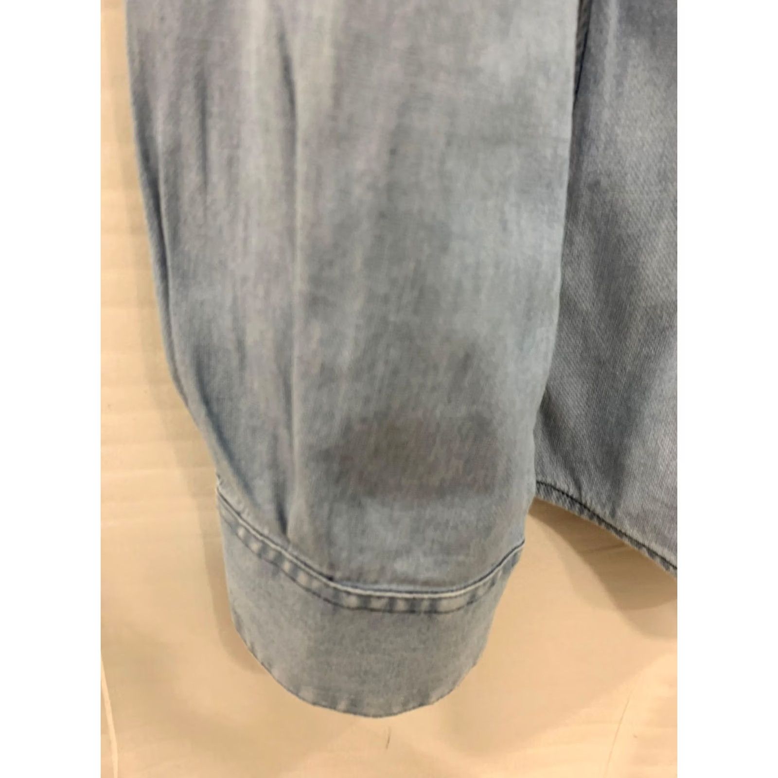 Golden Goose Golden Goose Deluxe Brand Denim Shirt Womens M L Light Wash Button Up Italy #C18 Size M / US 6-8 / IT 42-44 - 7 Thumbnail