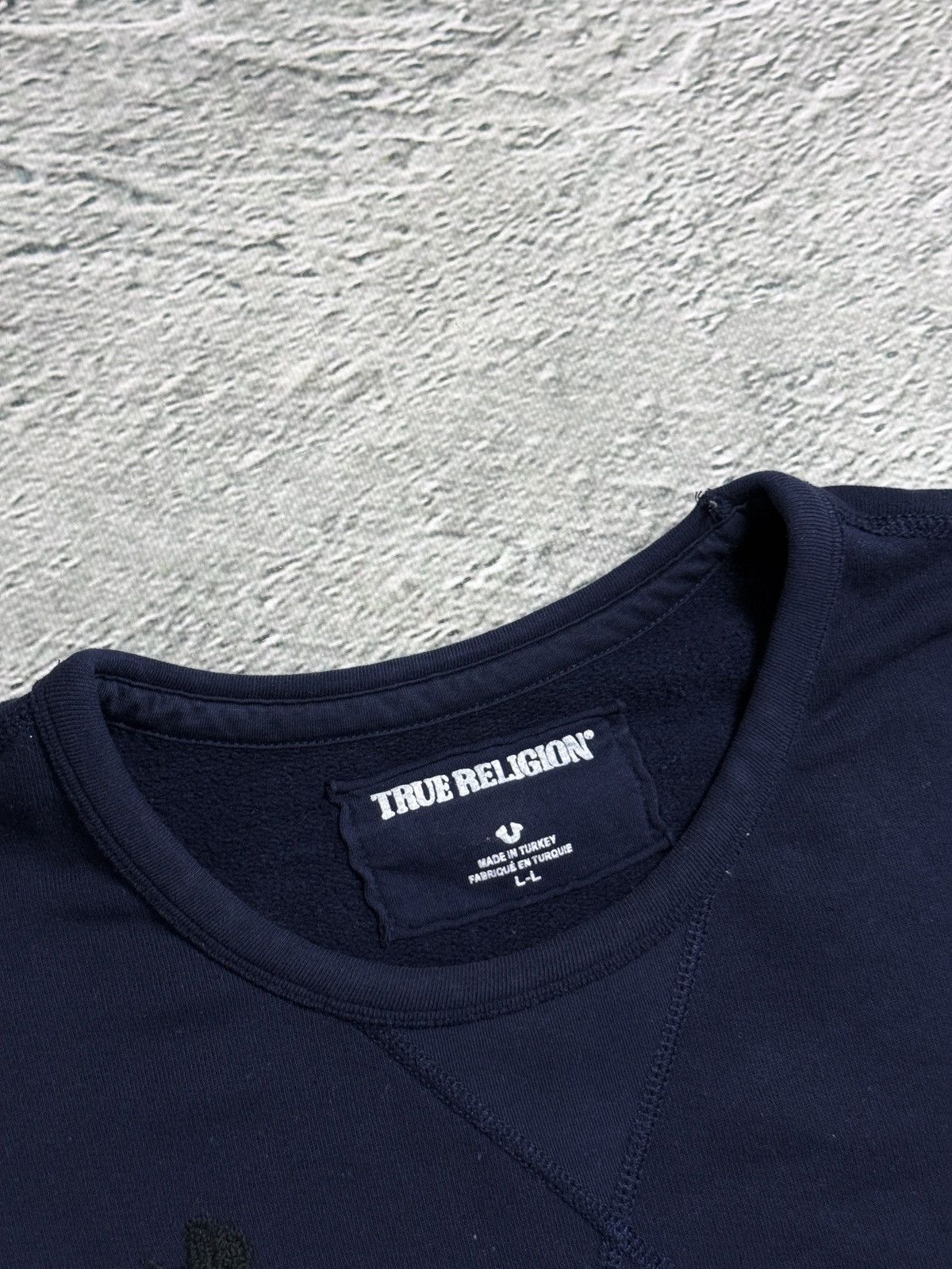 True Religion True Religion navy sweatshirt skull spiderweb Size US L / EU 52-54 / 3 - 3 Thumbnail