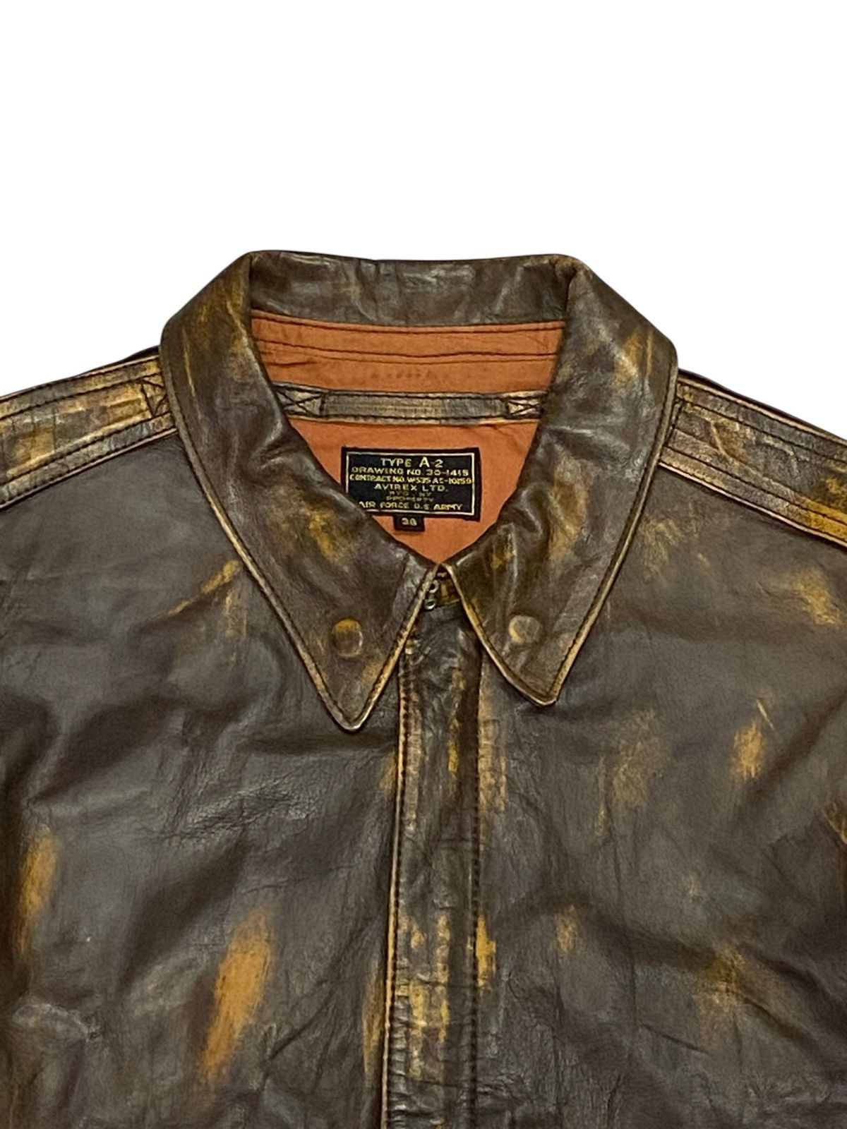 Avirex Avirex Type A-2 Leather Bomber Jacket Size US M / EU 48-50 / 2 - 8 Thumbnail