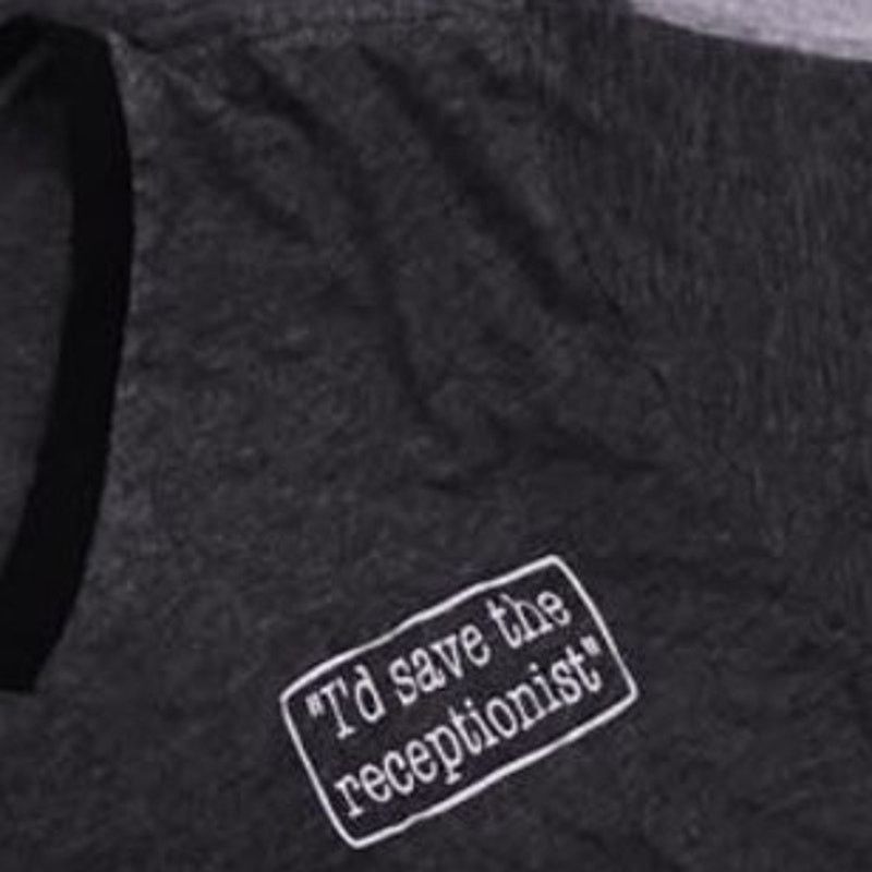 Other Dunder Mifflin Sweatshirt/I'd Save The Receptionist Jim/Pam Size S / US 4 / IT 40 - 2 Thumbnail
