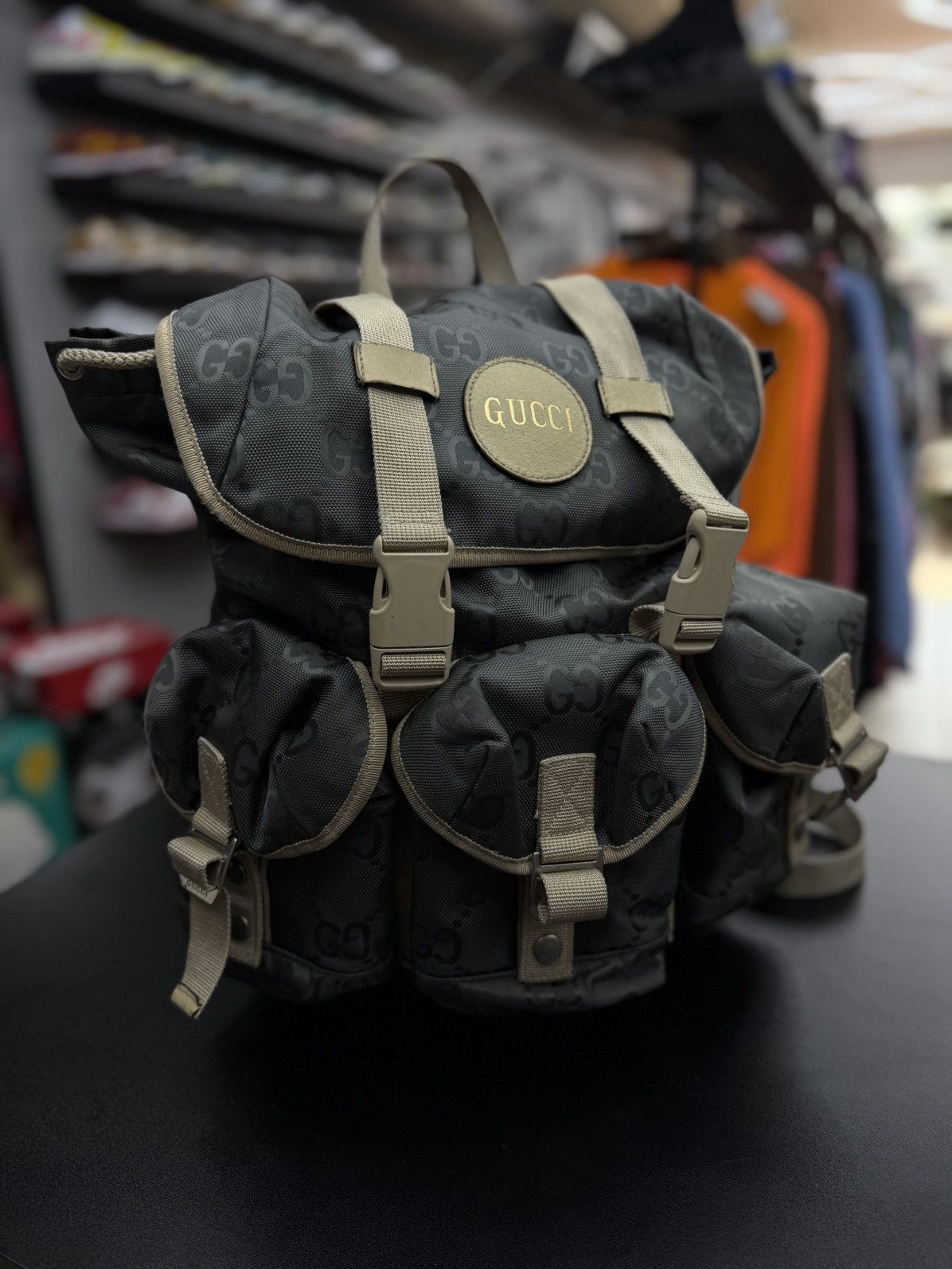 Gucci Grey Off The Grid Backpack $2220 Retail