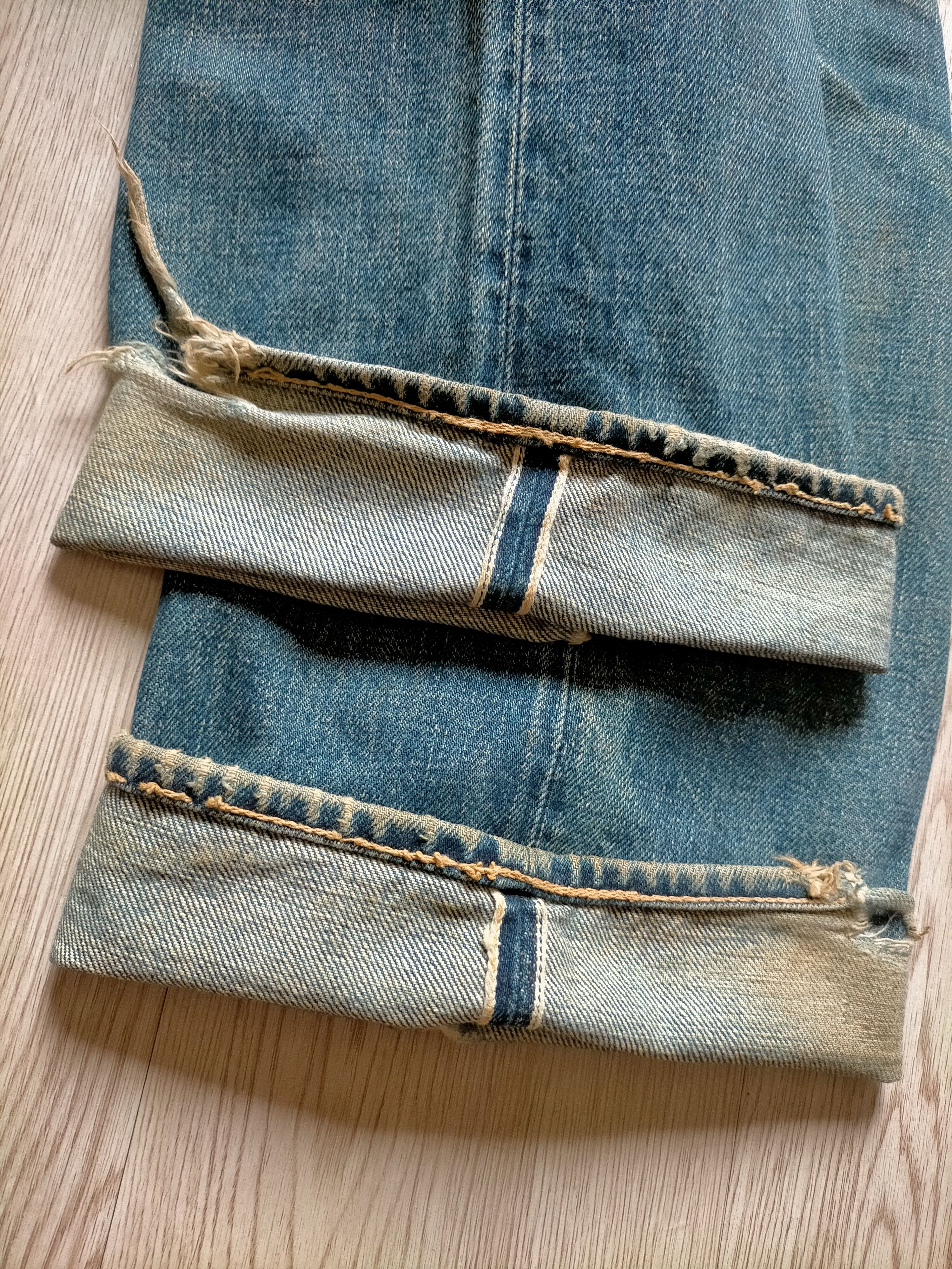 Evisu Vintage Evis Distressed selvedge Denim Size US 30 / EU 46 - 21 Thumbnail