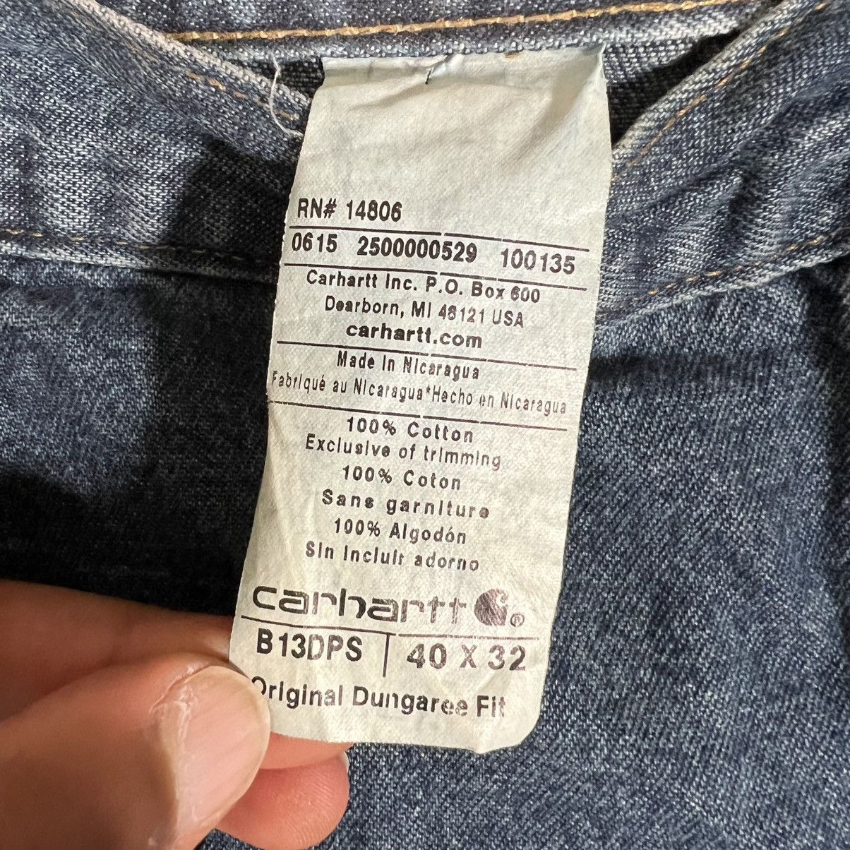 Carhartt Carhartt Washed Denim Loose Fit m Jeans Blue Denim 40x32 Size US 40 / EU 56 - 4 Thumbnail