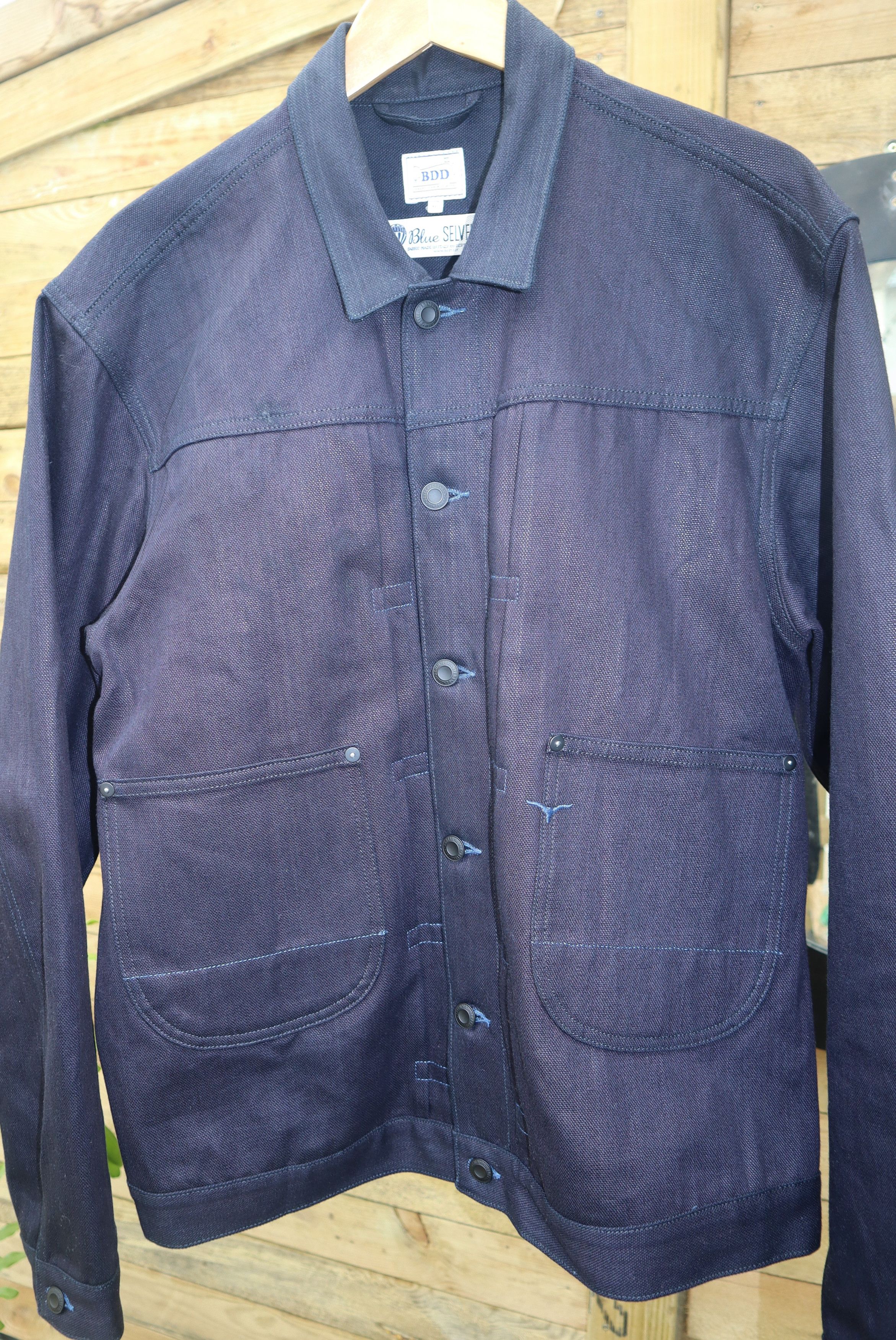 Benzak Denim Developers BDJ 01 Indigo over black pleated type 2 Size US XL / EU 56 / 4 - 2 Thumbnail