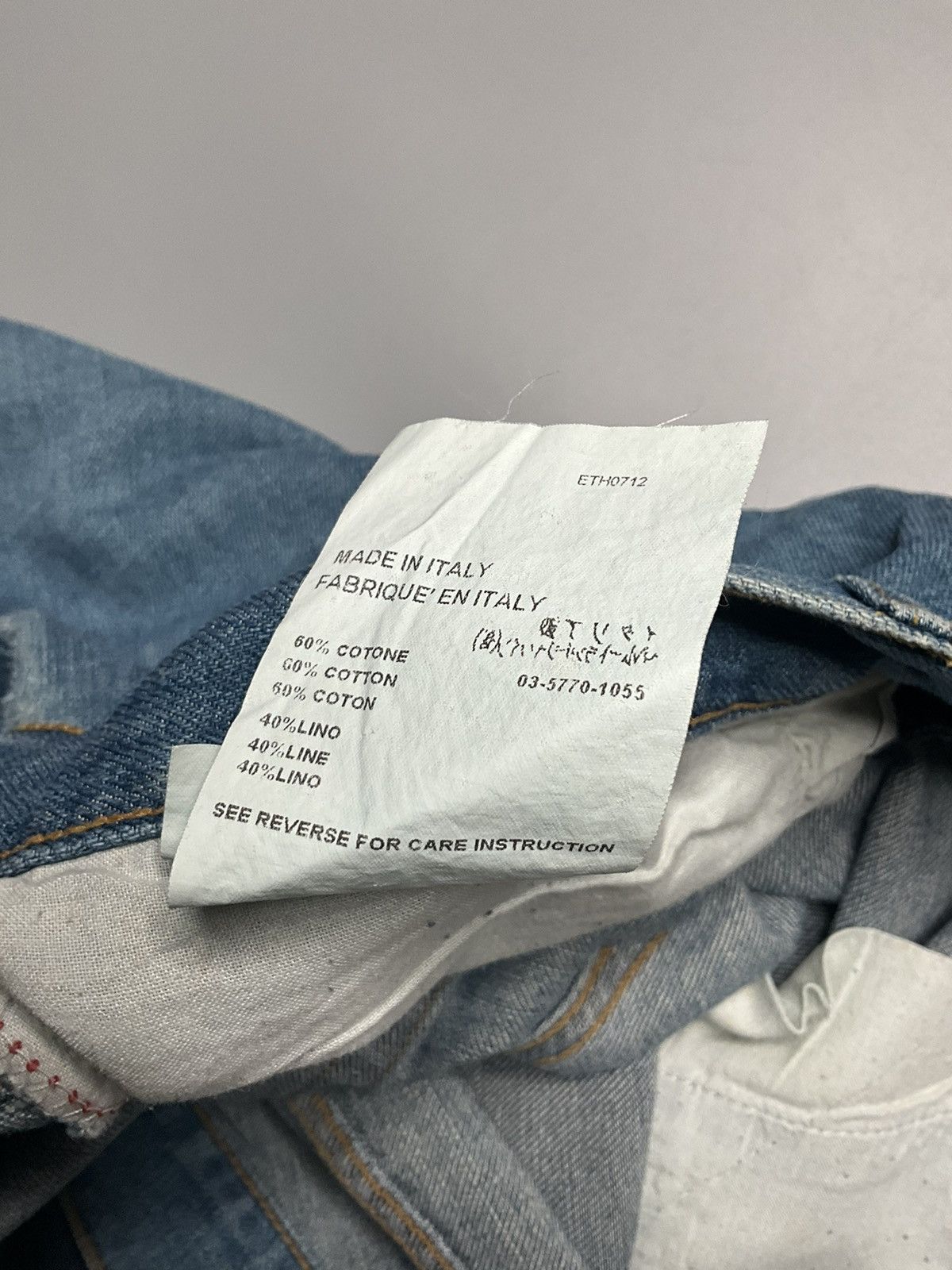 Helmut Lang Helmut Lang Distressed Low Waist Contour Fit Size US 36 / EU 52 - 12 Thumbnail