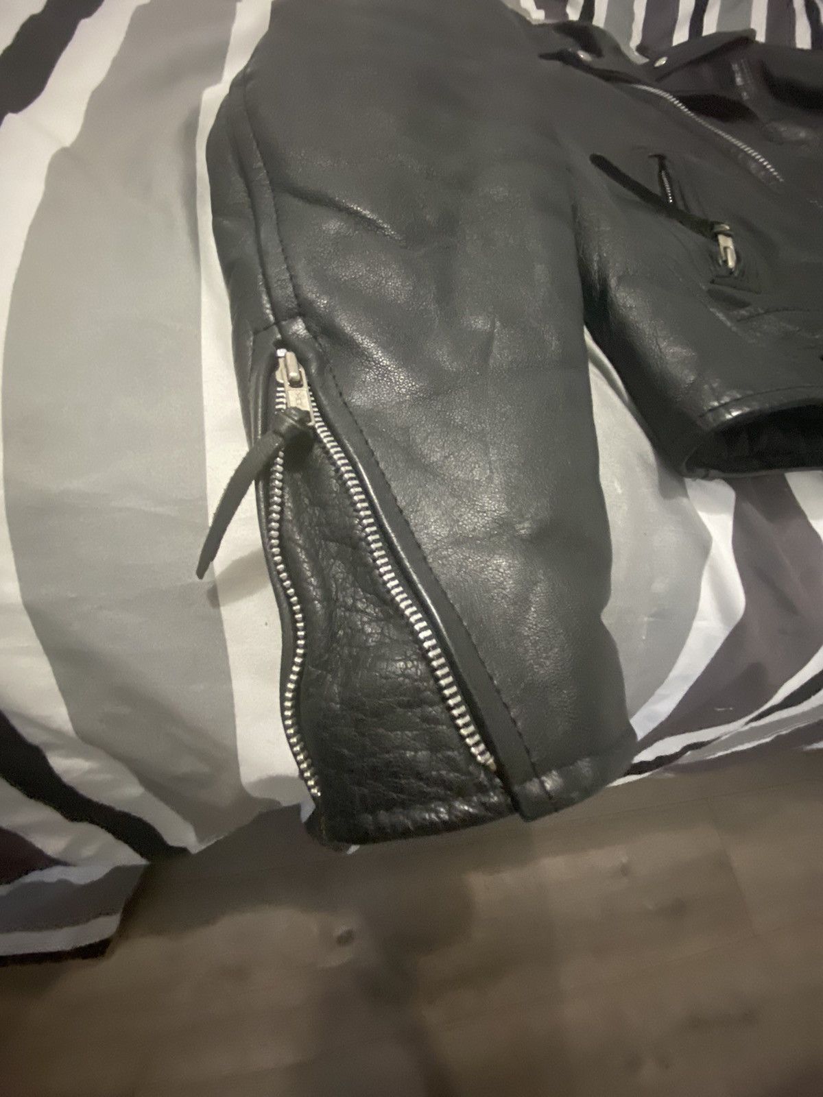 First MFG Co. × Genuine Leather FIRST GENUINE LEATHER JACKET (38) Size US XXS / EU 40 - 7 Thumbnail