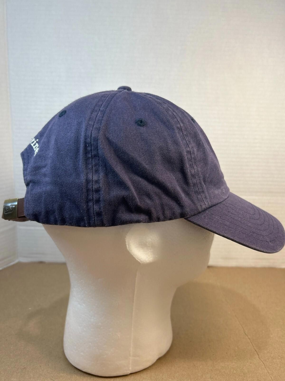 Vineyard Vines VINEYARD VINES Whale Dad Hat Blue Adjustable Pink Whale Logo Size ONE SIZE - 4 Thumbnail