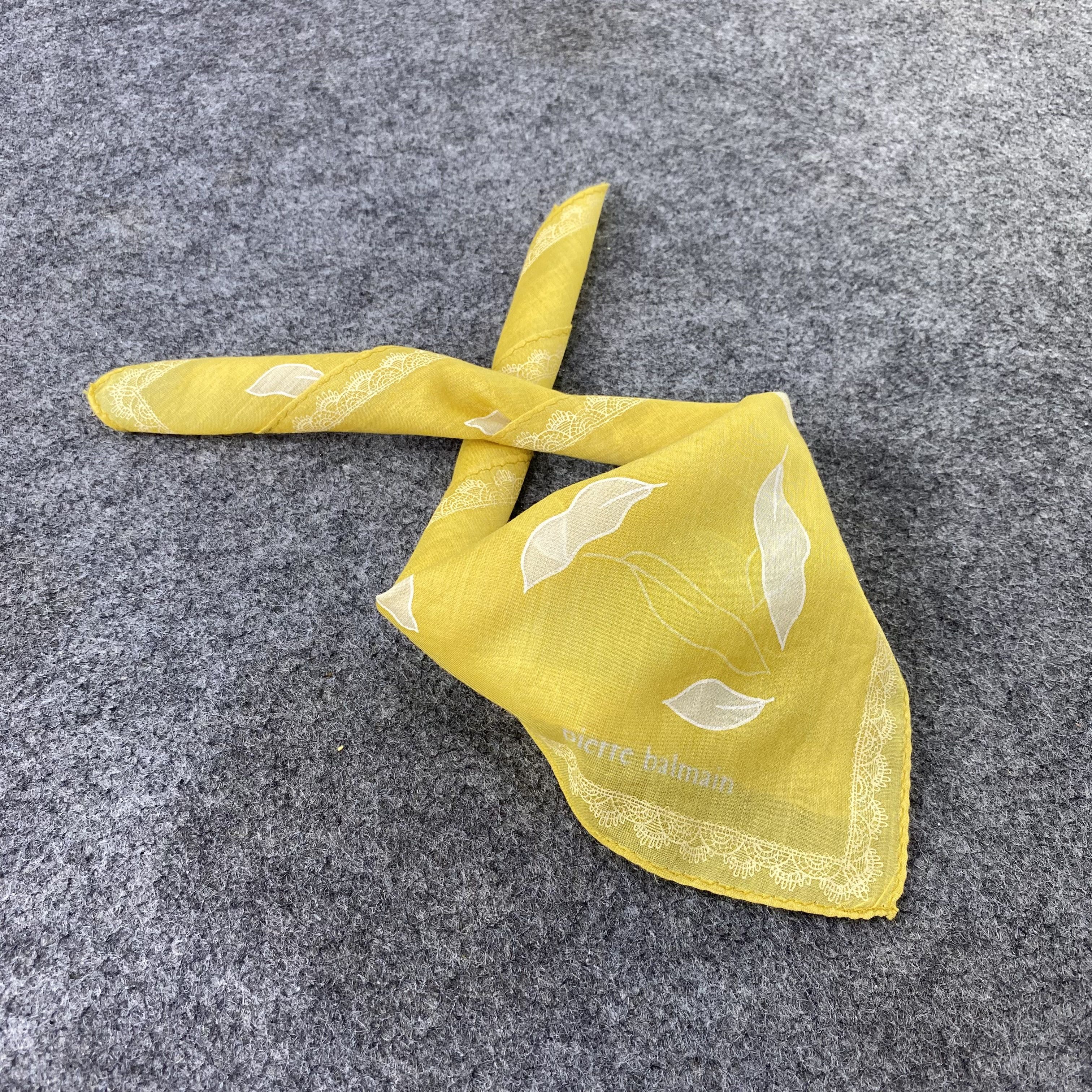 Pierre Balmain Pierre Balmain Handkerchief / Bandana / Neckerchief-B1254 Size ONE SIZE - 1 Thumbnail