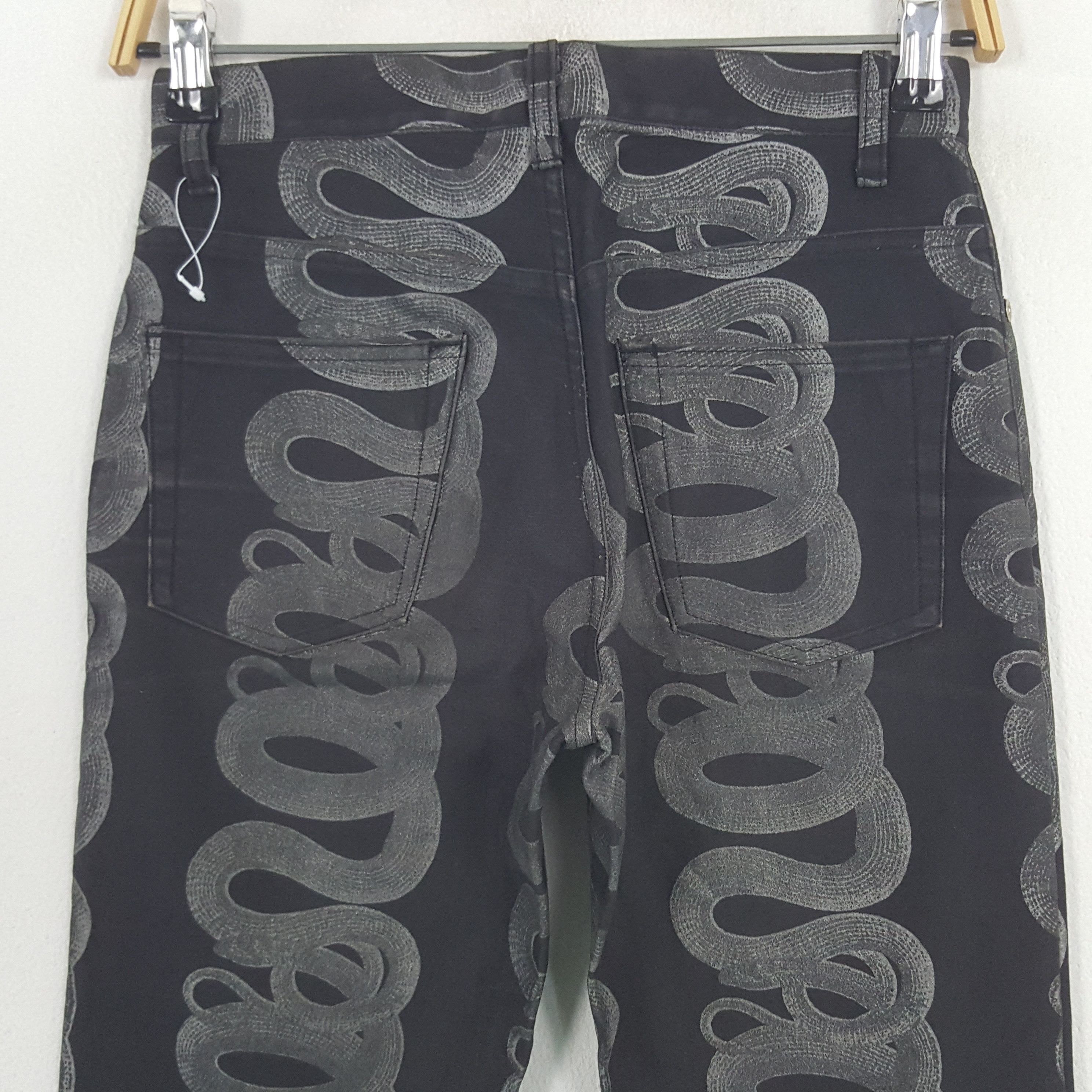 Hysteric Glamour × Japanese Brand × Vintage Vintage Hysteric Glamour Snakes Denim Rare Jeans Size 25" / US 0 / IT 36 - 5 Thumbnail
