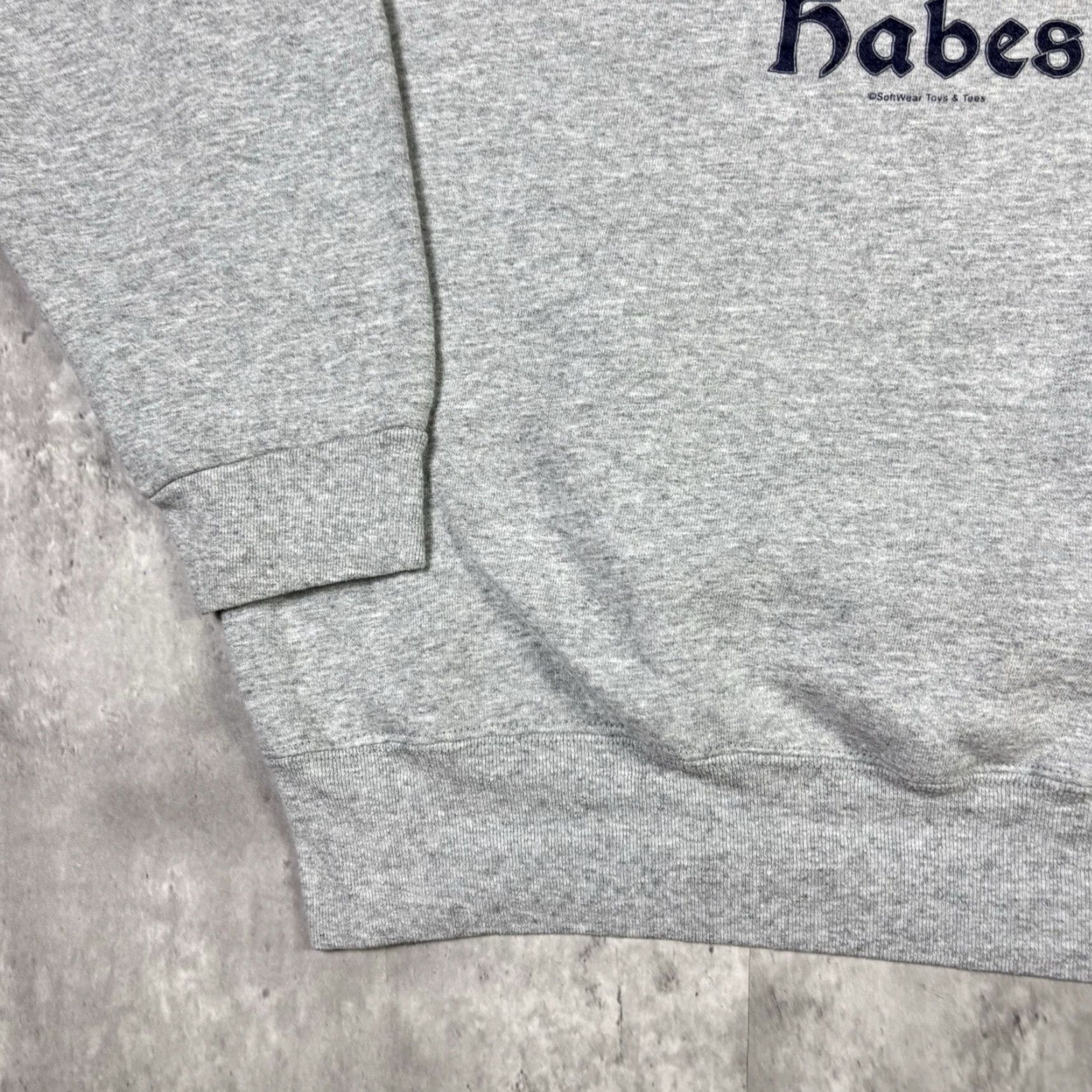 Vintage VINTAGE 90s Funny Quote Sweatshirt Gray Pullover Adult XL Size US XL / EU 56 / 4 - 8 Thumbnail
