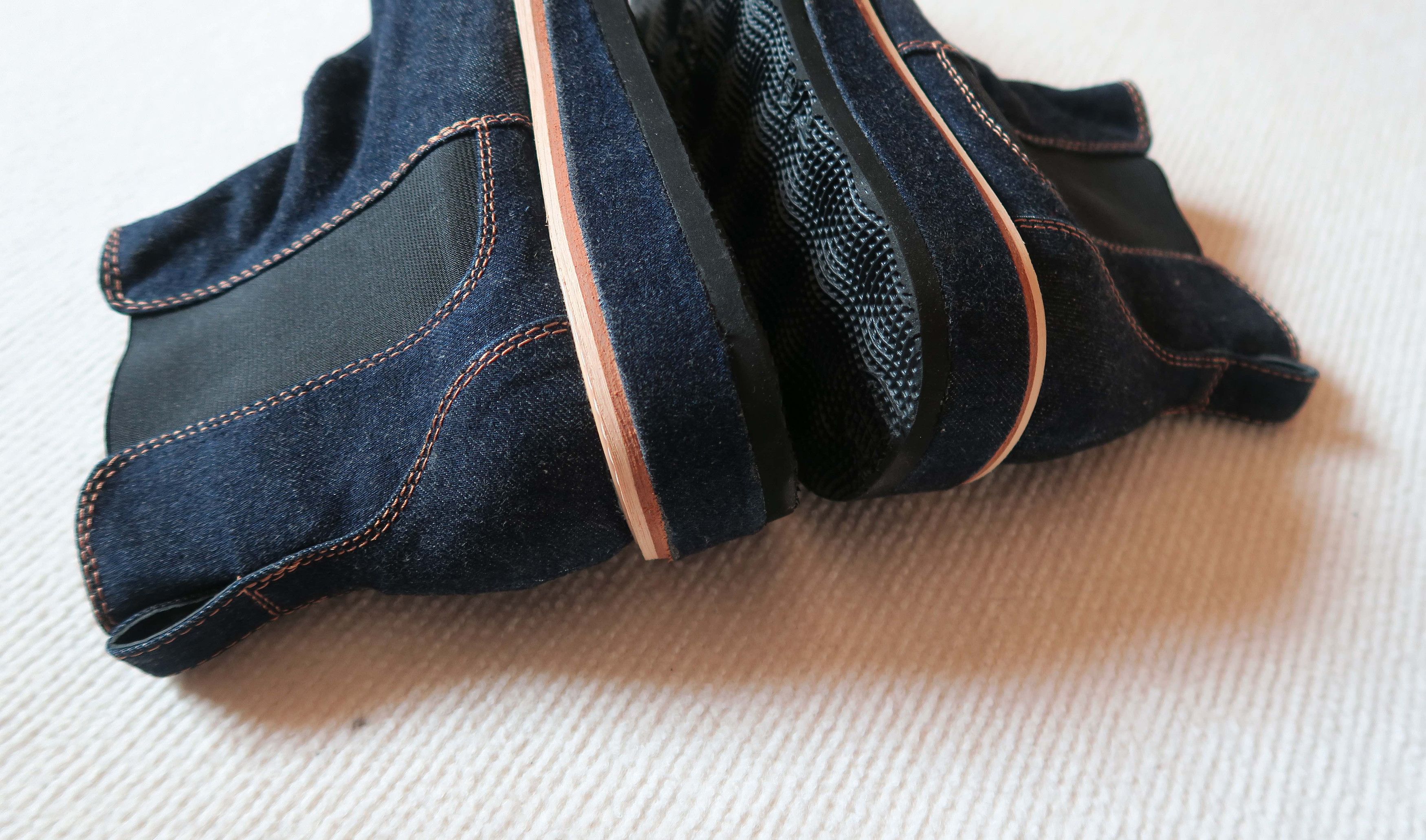 CABANE de ZUCCa Cabane de Zucca Japan Vibram Denim Boots Shoes Size US 11 / EU 44 - 6 Thumbnail