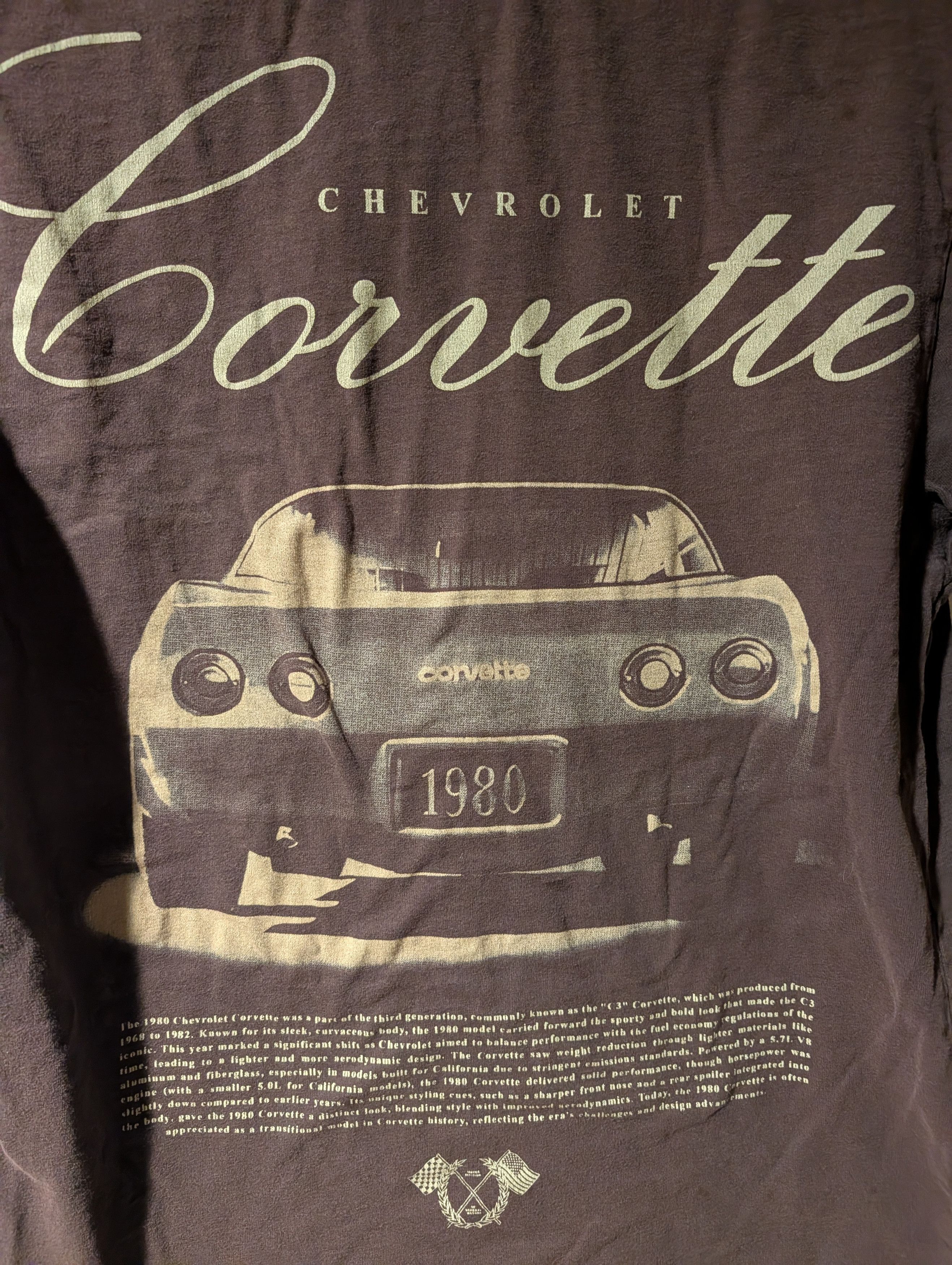 Chevrolet Vintage Chevrolet Corvette T-Shirt Car Automotive Racing Size US S / EU 44-46 / 1 - 11 Thumbnail