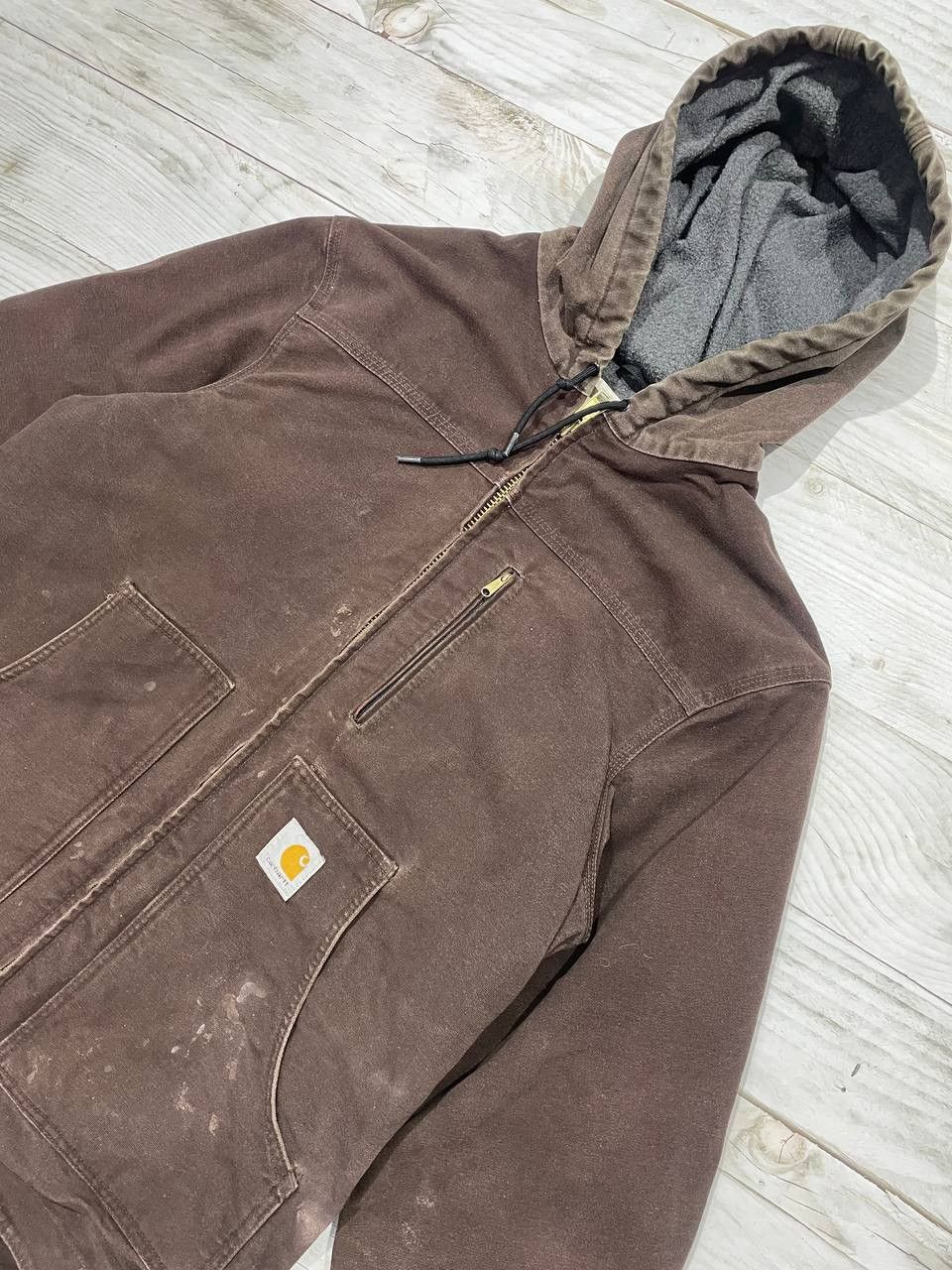 Carhartt Vintage Carhartt Ridge Jacket Distressed 90s Size US L / EU 52-54 / 3 - 3 Thumbnail