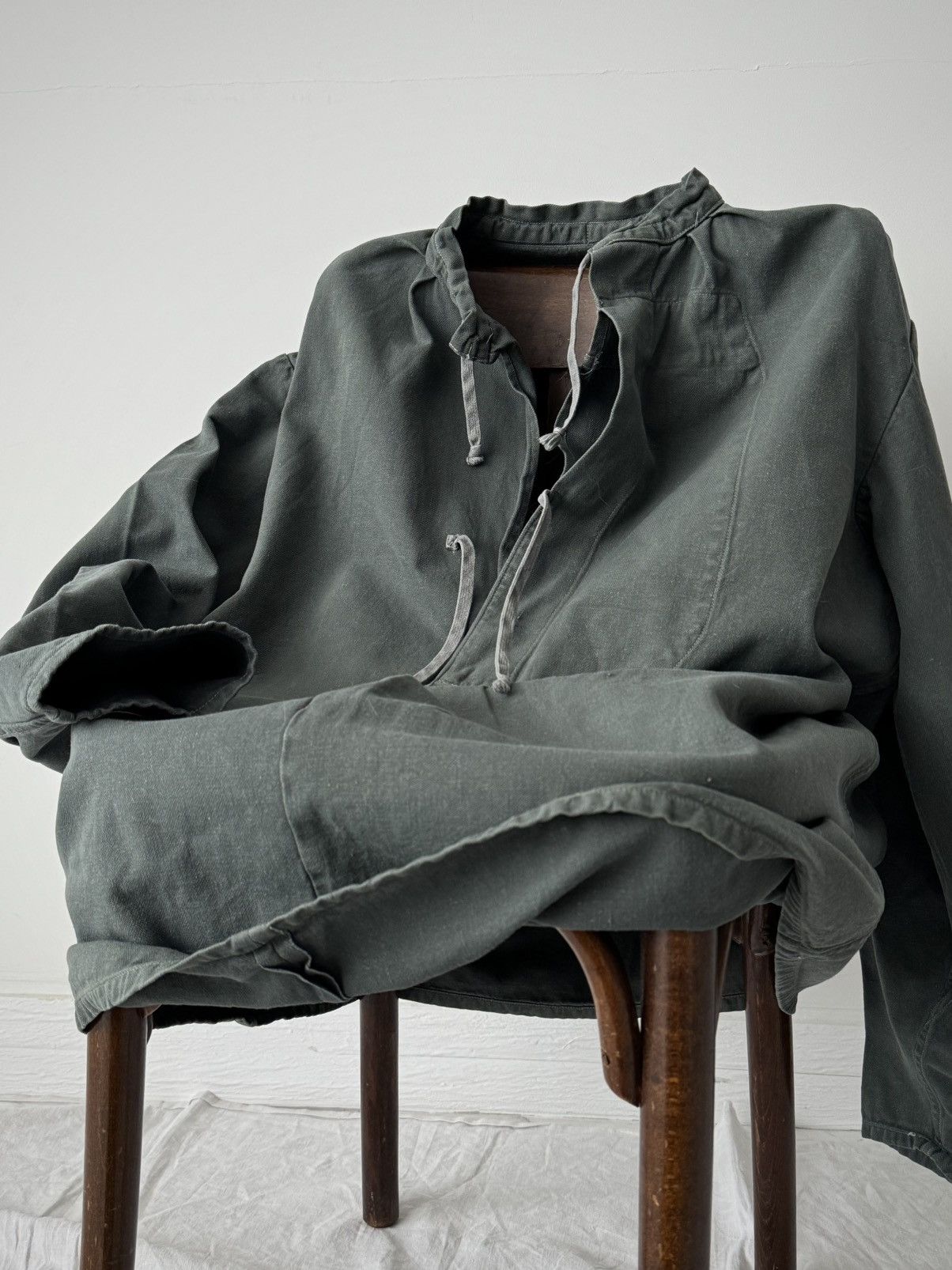 1940s Vintage Swiss Army Mountain Smock Work Jacket