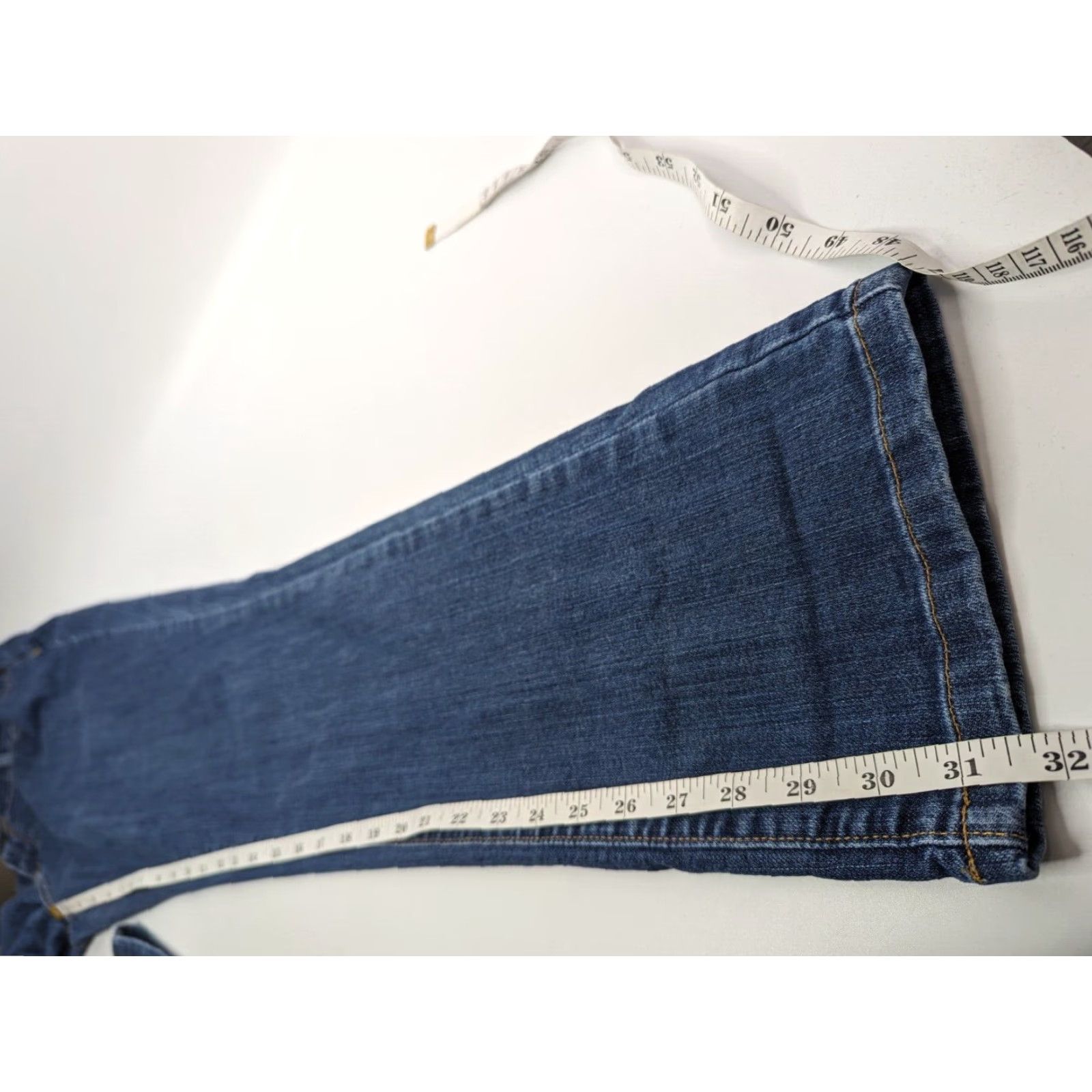 Vintage LL Bean Classic Fit Women's Size 14 M/T Jeans True Shape Slim Leg 284078 Size 36" / US 14 / IT 50 - 6 Thumbnail
