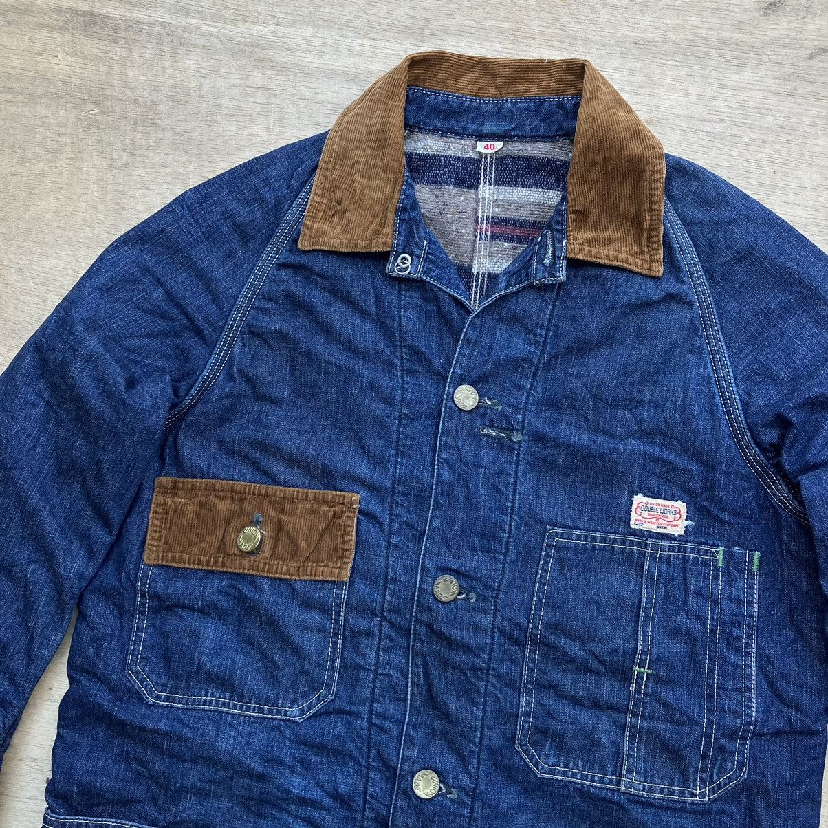 Vintage UNION MADE DOUBLE WORK CHORE DENIM JACKET Size US M / EU 48-50 / 2 - 2 Thumbnail