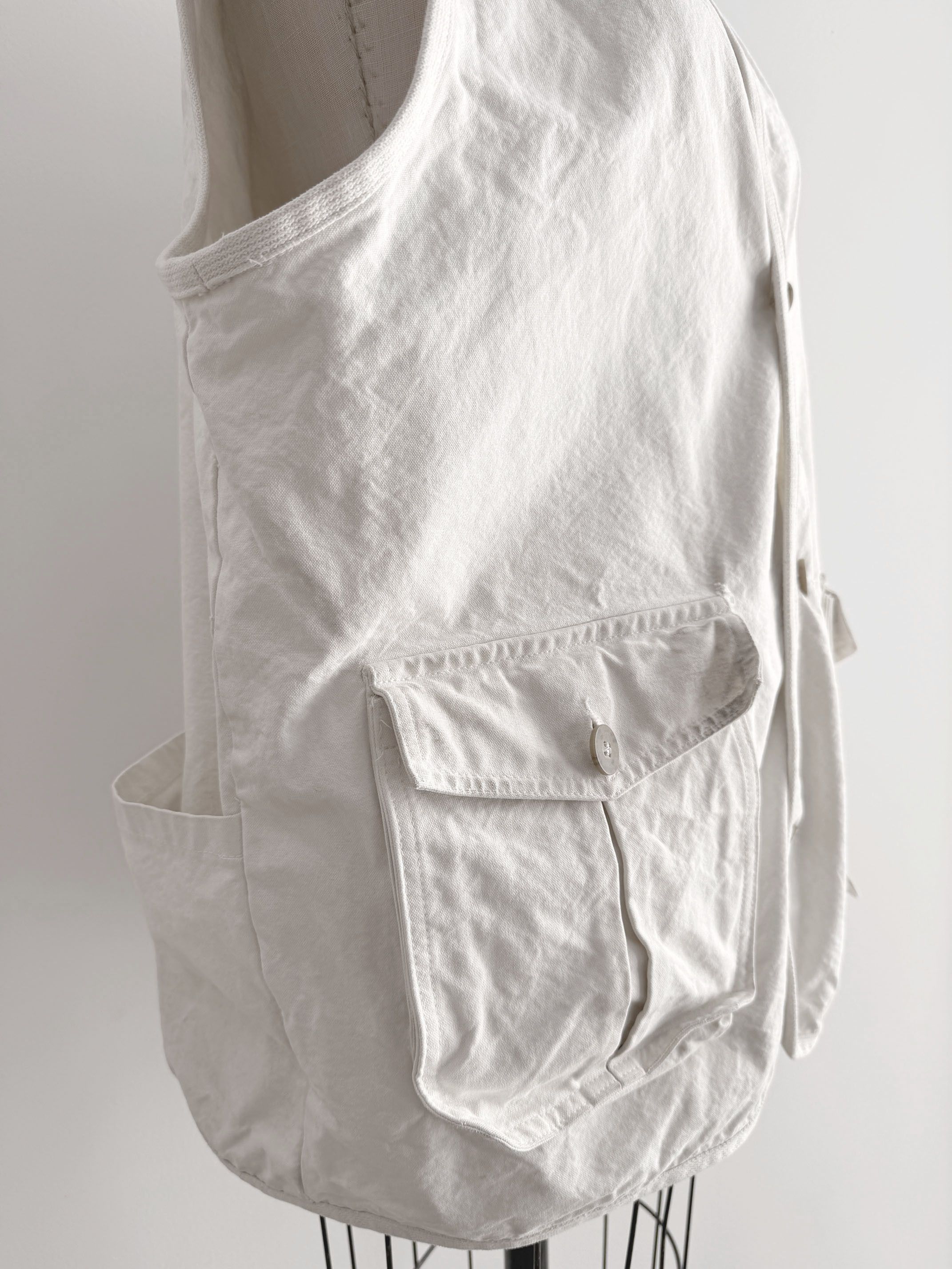 Vintage 80s Vintage The J. Peterman Company white vest Size US XL / EU 56 / 4 - 5 Thumbnail