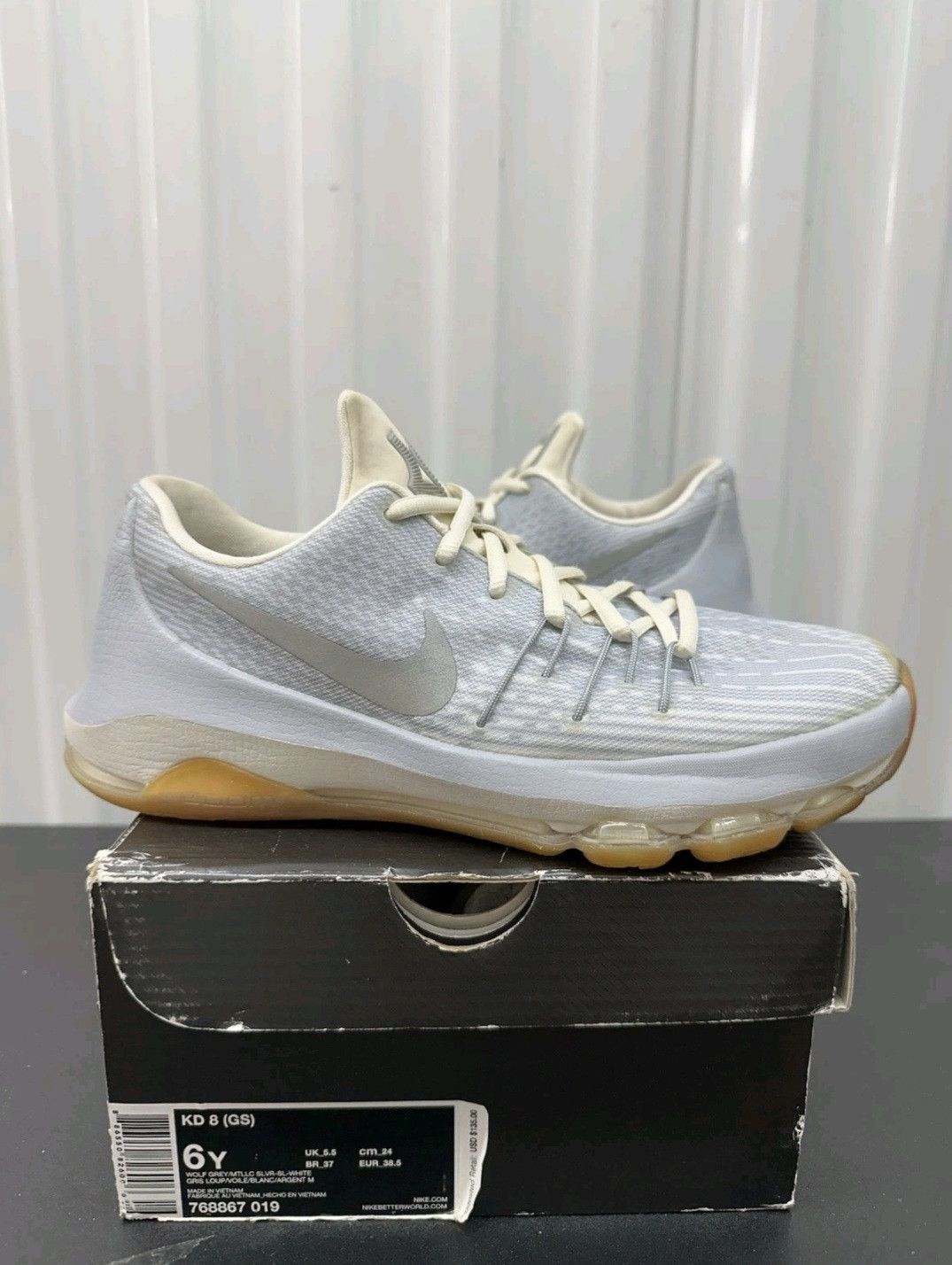 Nike Nike KD 8 GS Easter 768867019 Size 6Y Size US 6 / EU 39 - 1 Thumbnail