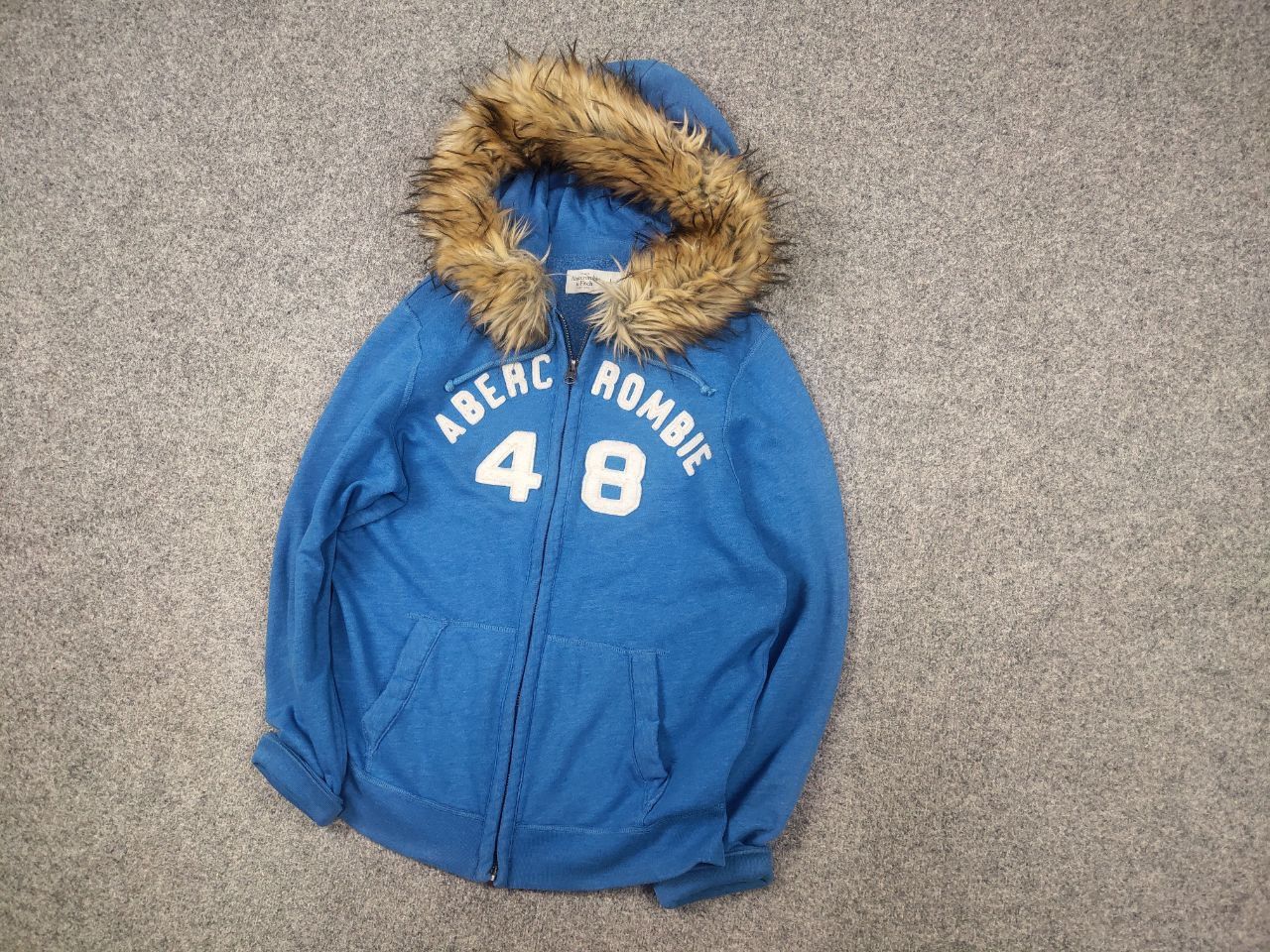 Abercrombie & Fitch Abercrombie Vintage Y2K crazy fur zip Hoodie if six was nine Size US L / EU 52-54 / 3 - 3 Thumbnail