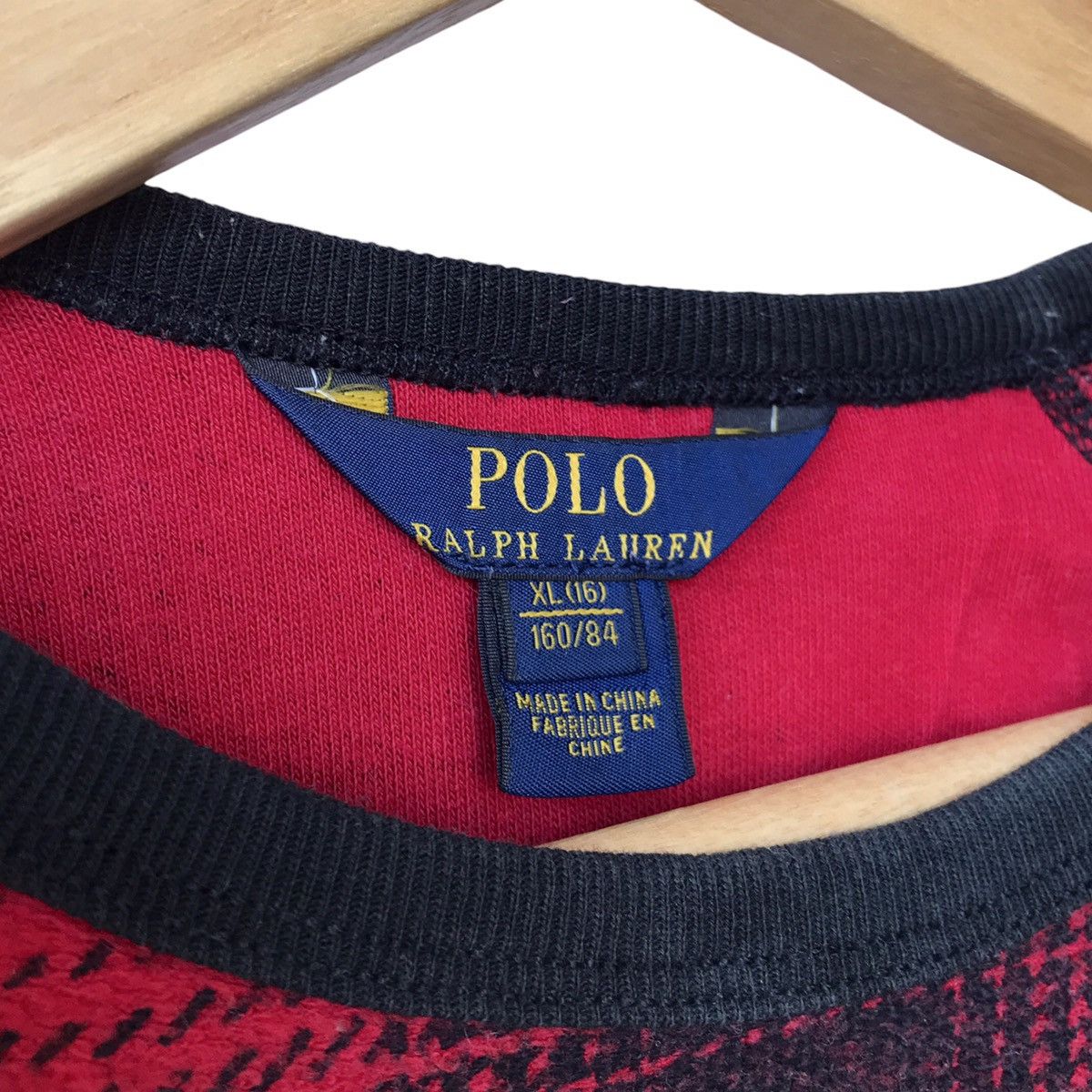 Polo Ralph Lauren × Ralph Lauren Polo Ralph Lauren RL WMN Buffalo Plaid Checkered Sweater Size XL / US 12-14 / IT 48-50 - 5 Thumbnail