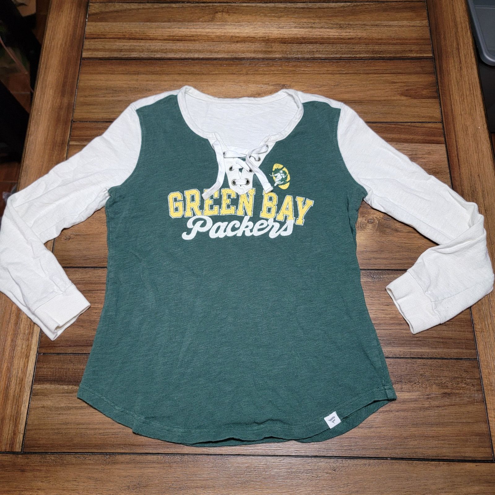 Other Fanatics LS Green Bay Packers Top w/ Ties - Size Medium Size M / US 6-8 / IT 42-44 - 1 Thumbnail