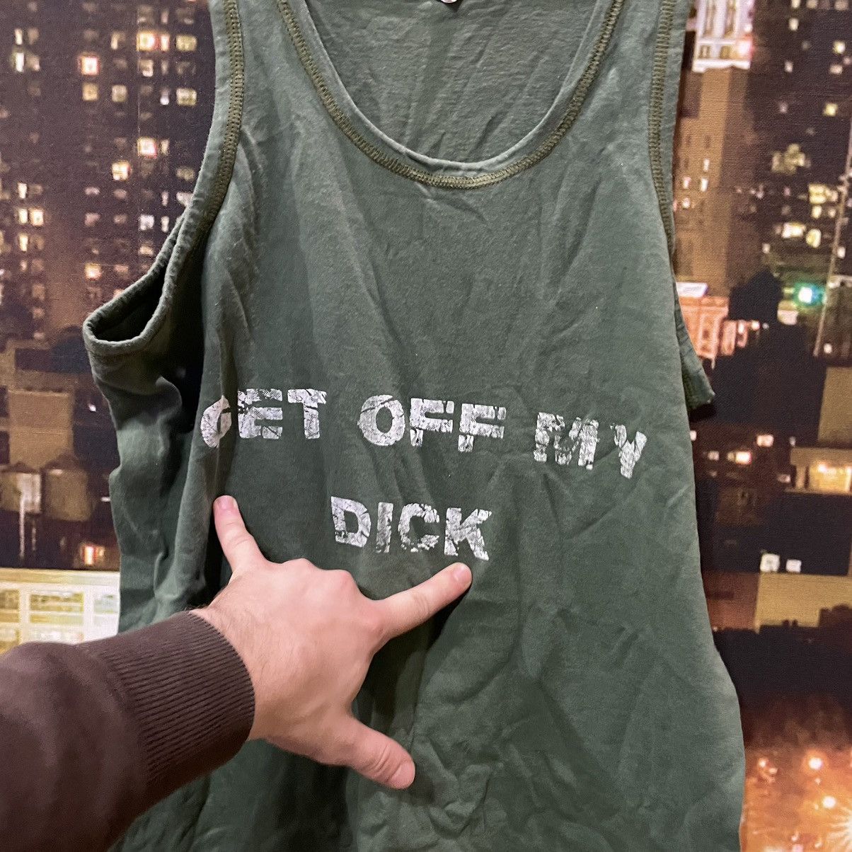 Band Tees OPIUM TANK TOP HUMOR GET OFF MY DICK PENIS FADE PORNO STAR Size US M / EU 48-50 / 2 - 4 Thumbnail