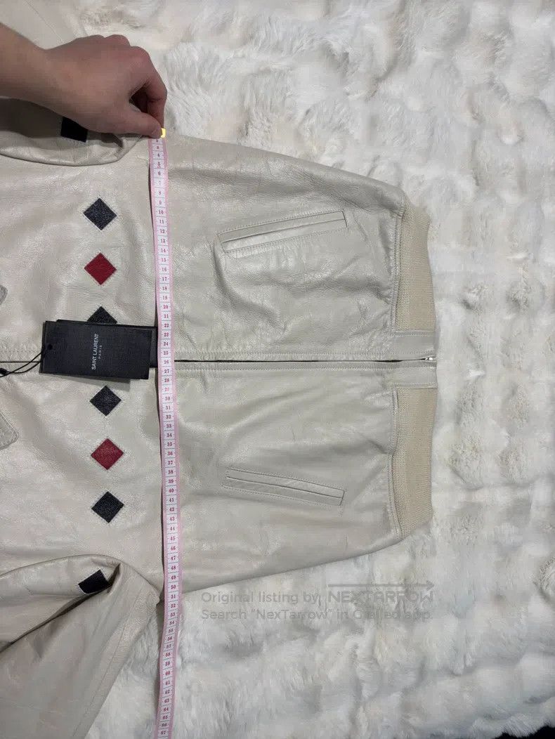 Saint Laurent Paris Saint Laurent Paris Distressed patchwork leather jacket Size L / US 10 / IT 46 - 9 Thumbnail