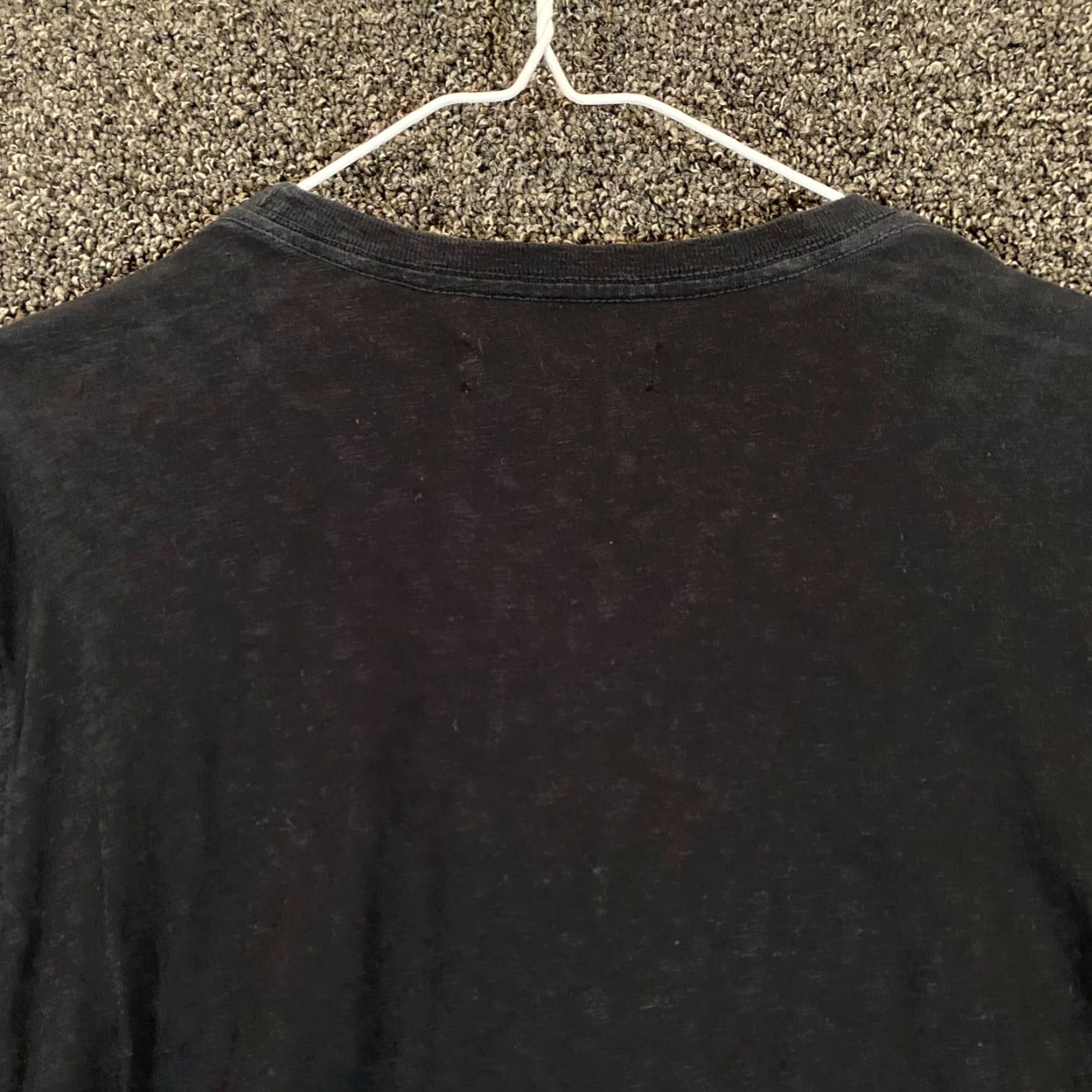 Vintage American Giant Shirt Mens Medium Faded Black Tee Long Sleeve Casual USA Made Size US M / EU 48-50 / 2 - 8 Thumbnail