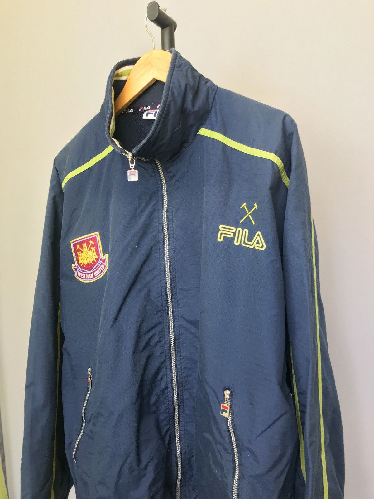 Fila Vintage Fila West Ham Hammers United Track Jacket 1999-2000 Size US XL / EU 56 / 4 - 2 Thumbnail