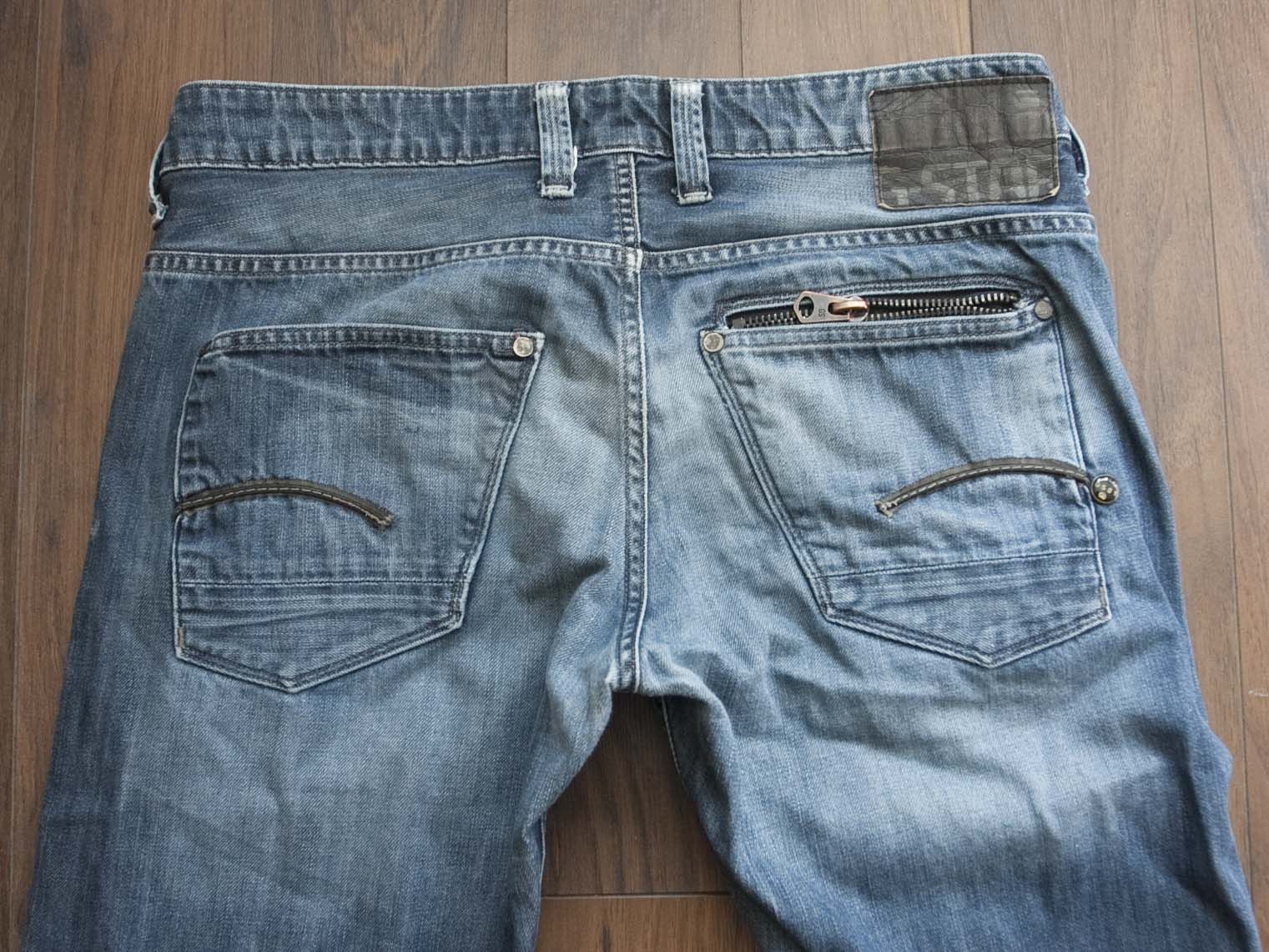 G-Star G Star Jeans Attacc Low Straight Size 33x31 Blue Size US 33 - 5 Thumbnail