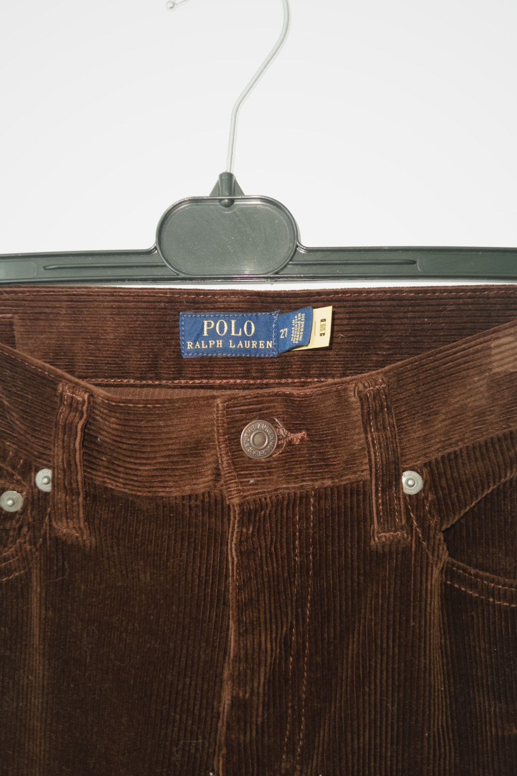 Polo Ralph Lauren Polo Ralph Lauren brown velvet pants woman S Size 27" / US 4 / IT 40 - 4 Thumbnail