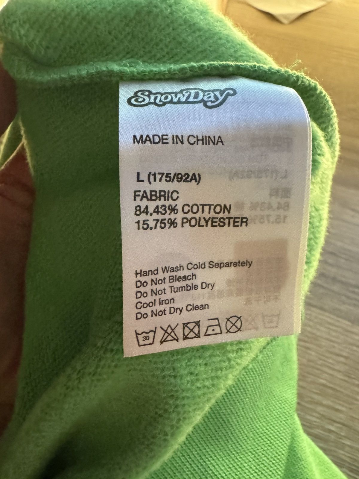 Snowday Snowday Thanks Fam Hoodie Green Size US L / EU 52-54 / 3 - 5 Thumbnail
