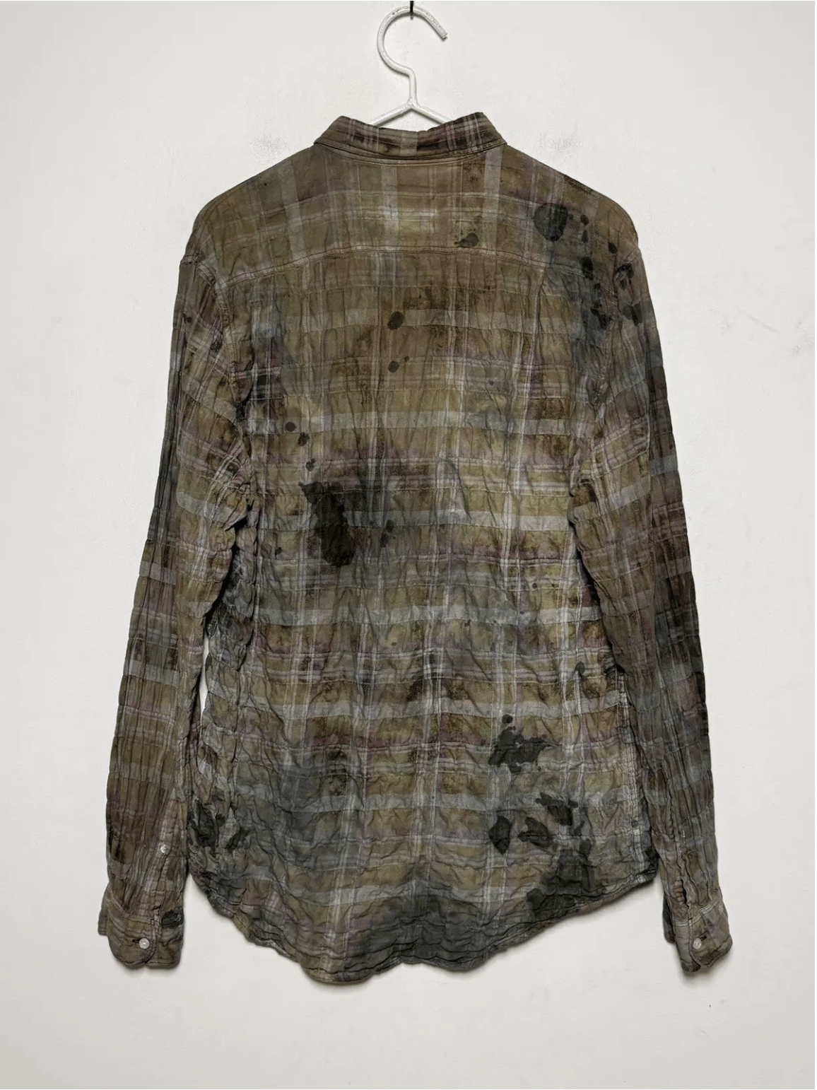 Acne Studios acne vintage mud moss flannel shirt Size US M / EU 48-50 / 2 - 7 Thumbnail