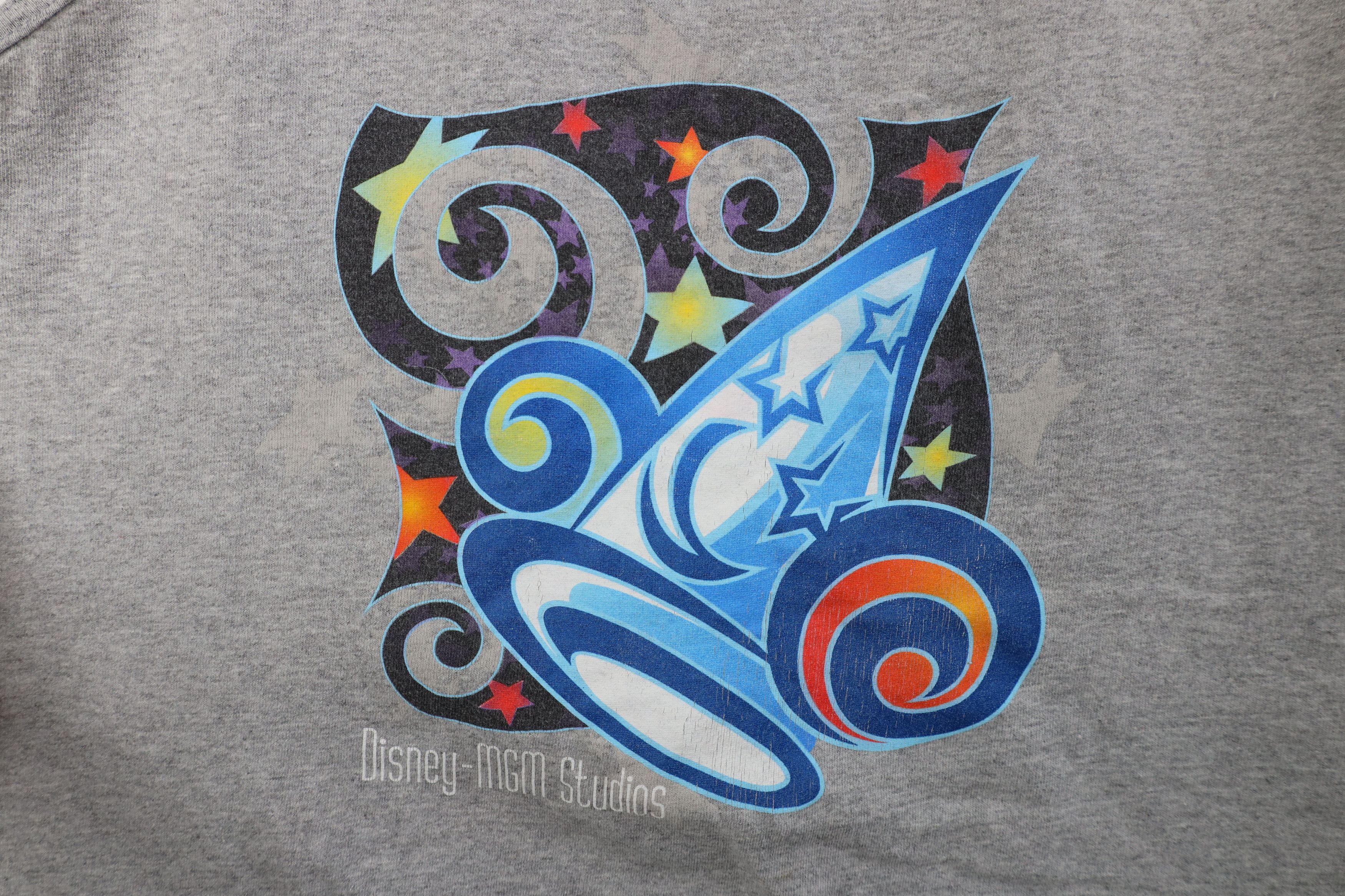 Disney Vintage 90s Disney MGM Studios Tank Top T-Shirt Heather Gray Size US XL / EU 56 / 4 - 4 Thumbnail