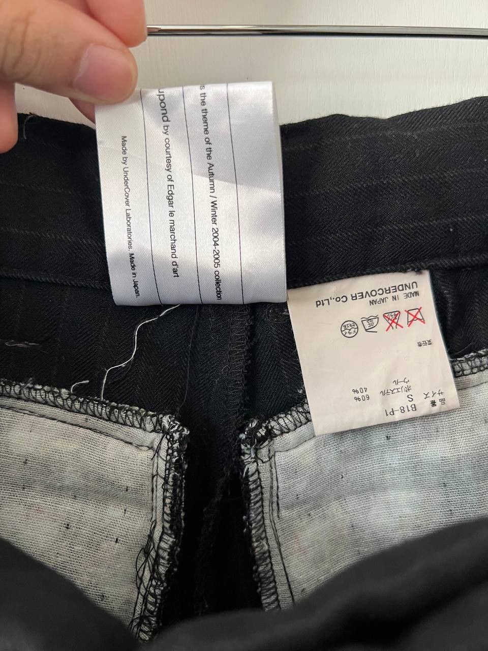Undercover AW04 Undercover But Beautiful Pinstripe Multi Button Pants Size US 28 / EU 44 - 9 Thumbnail