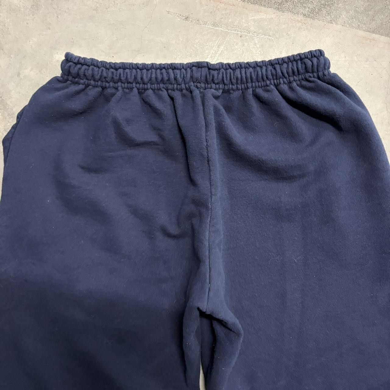 Japanese Brand × Vintage Crazy Vintage Y2K/2000s Baggy Navy Blue Sweatpants! Size US 36 / EU 52 - 6 Thumbnail