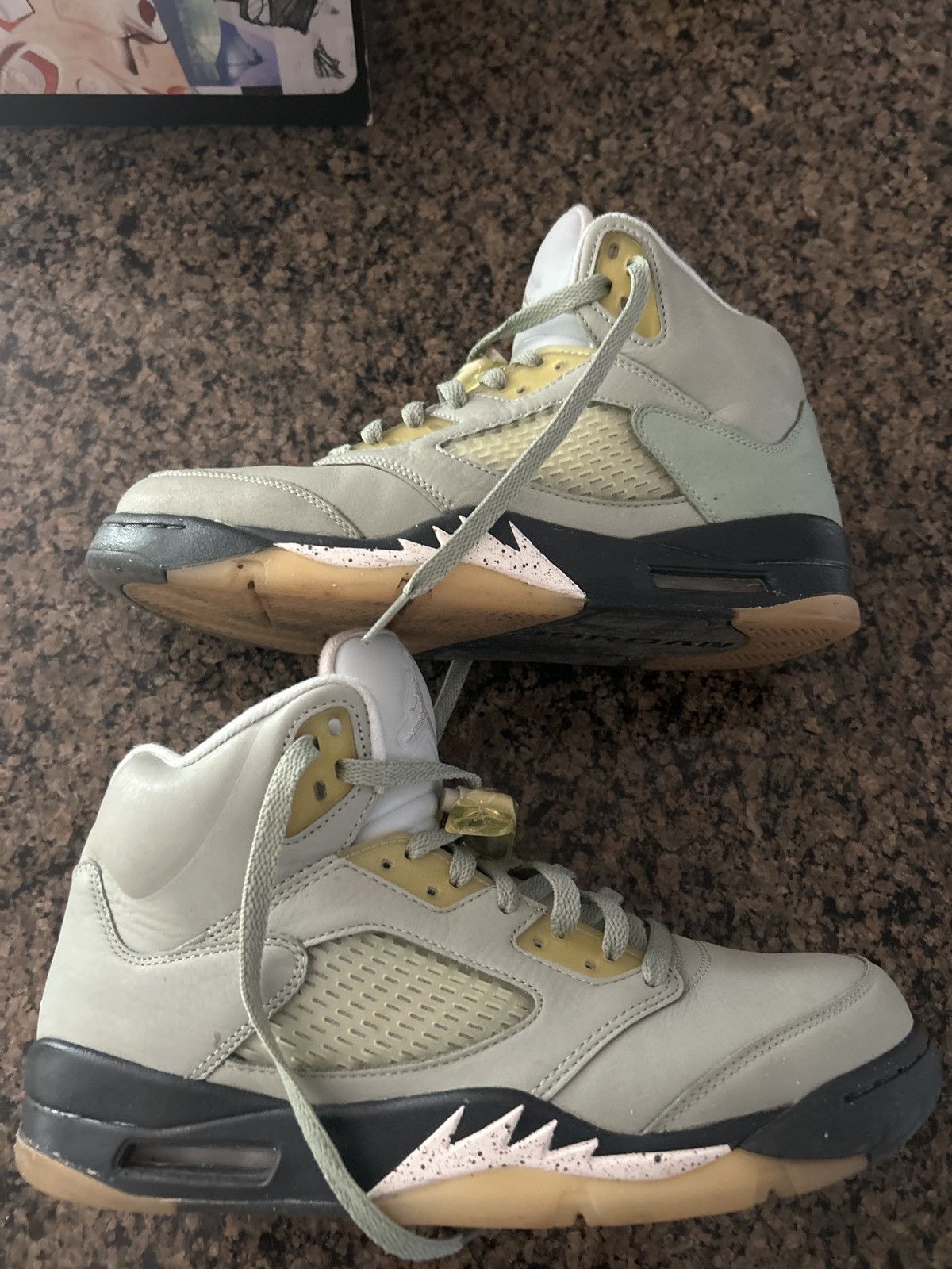 Nike Jordan 5 Retro | Jade Horizon/Desert Sand Size US 10 / EU 43 - 5 Thumbnail