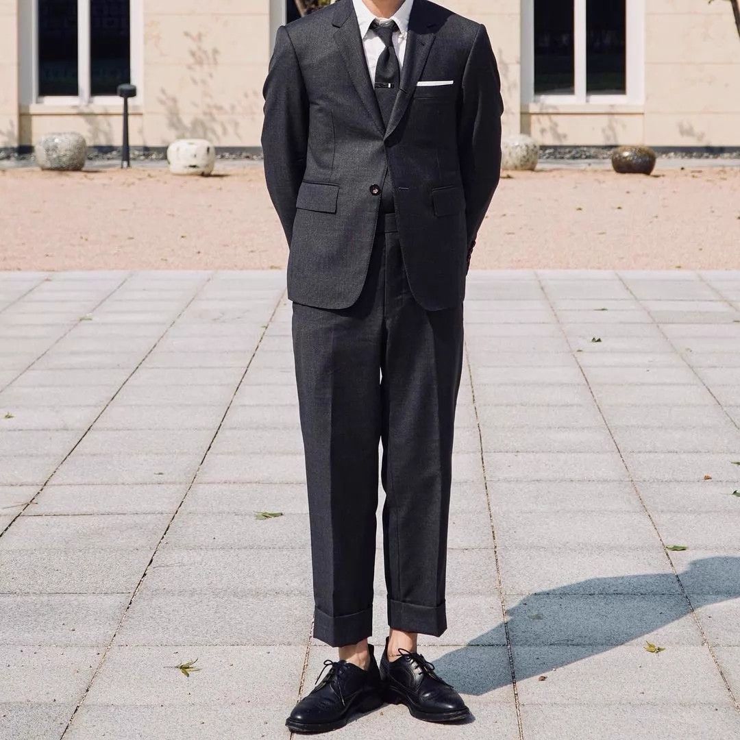 Thom Browne Thom Browne Men Rare Black Piping-Button Slim Pants Size 2 Size US 32 / EU 48 - 8 Thumbnail