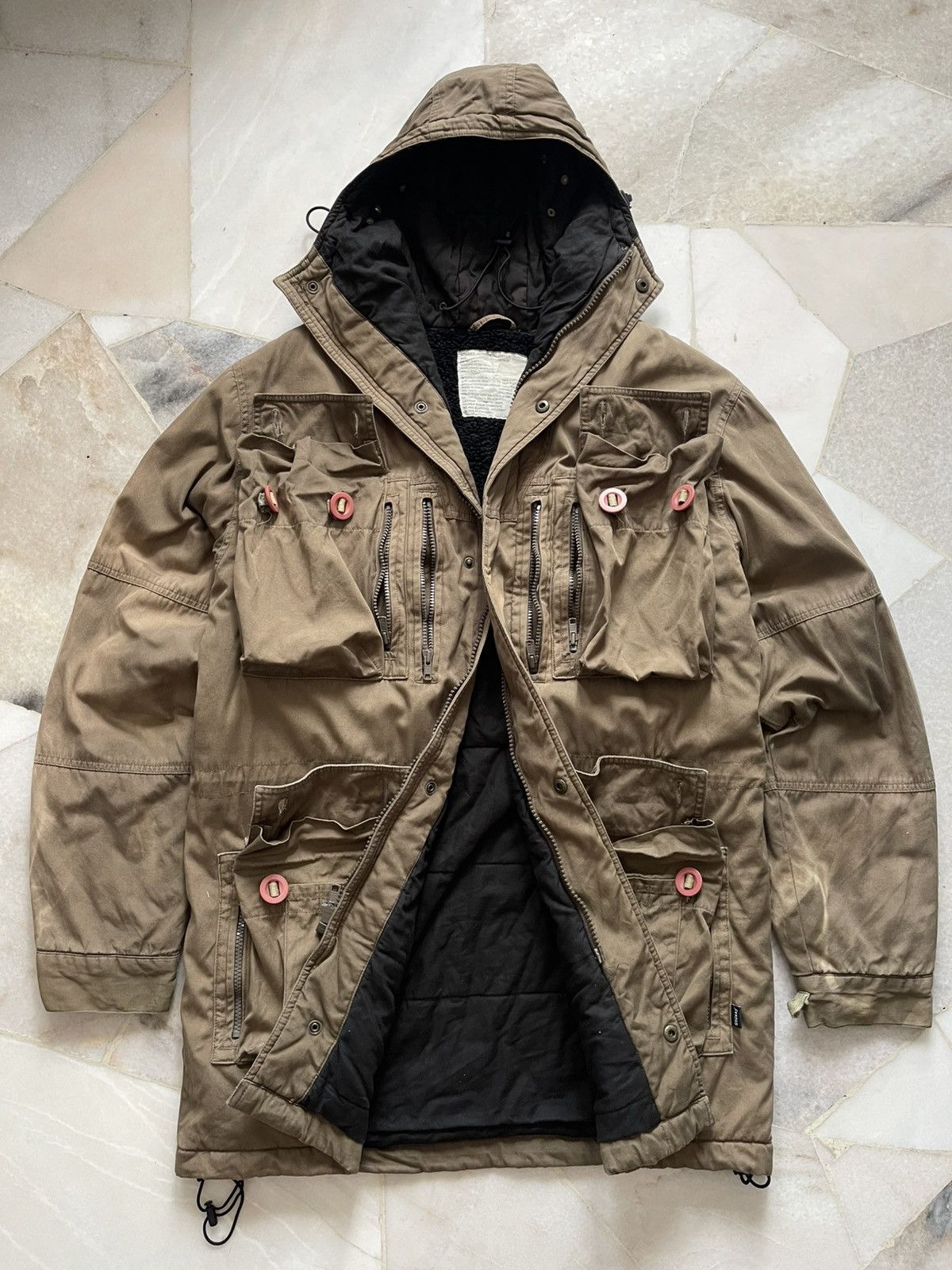 Stussy 2000s Old Stussy Multipocket Army Style Jacket #98 Size US L / EU 52-54 / 3 - 6 Thumbnail