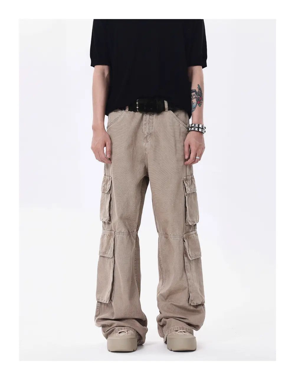 Japanese Brand × Jean Cargo Baggy Denim Jeans Size US 30 / EU 46 - 4 Thumbnail