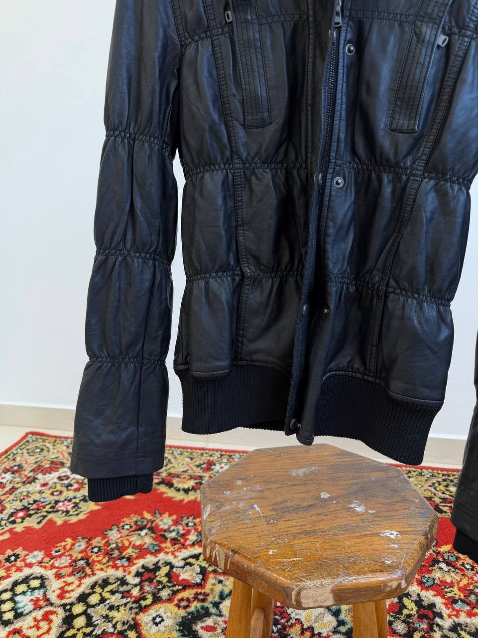 Japanese Brand Avant-Garde Hysteric Glamour Style Leather Fur Jacket Size US M / EU 48-50 / 2 - 5 Thumbnail