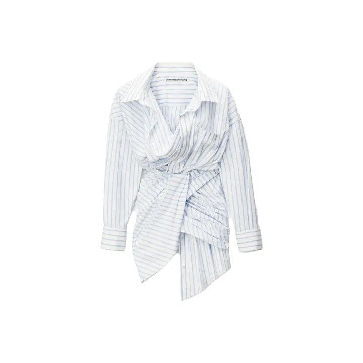 Alexander Wang Alexander Wang Striped Long Sleeve Dress 0079 Size S / US 4 / IT 40 - 1 Thumbnail
