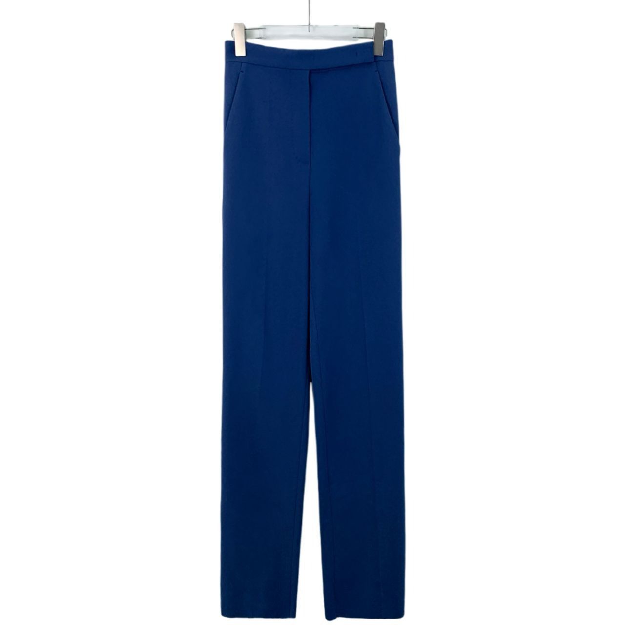 Other Max Mara Blue Tailored Straight-Leg Trousers (Size S) Size US 38 / EU 54 - 1 Thumbnail