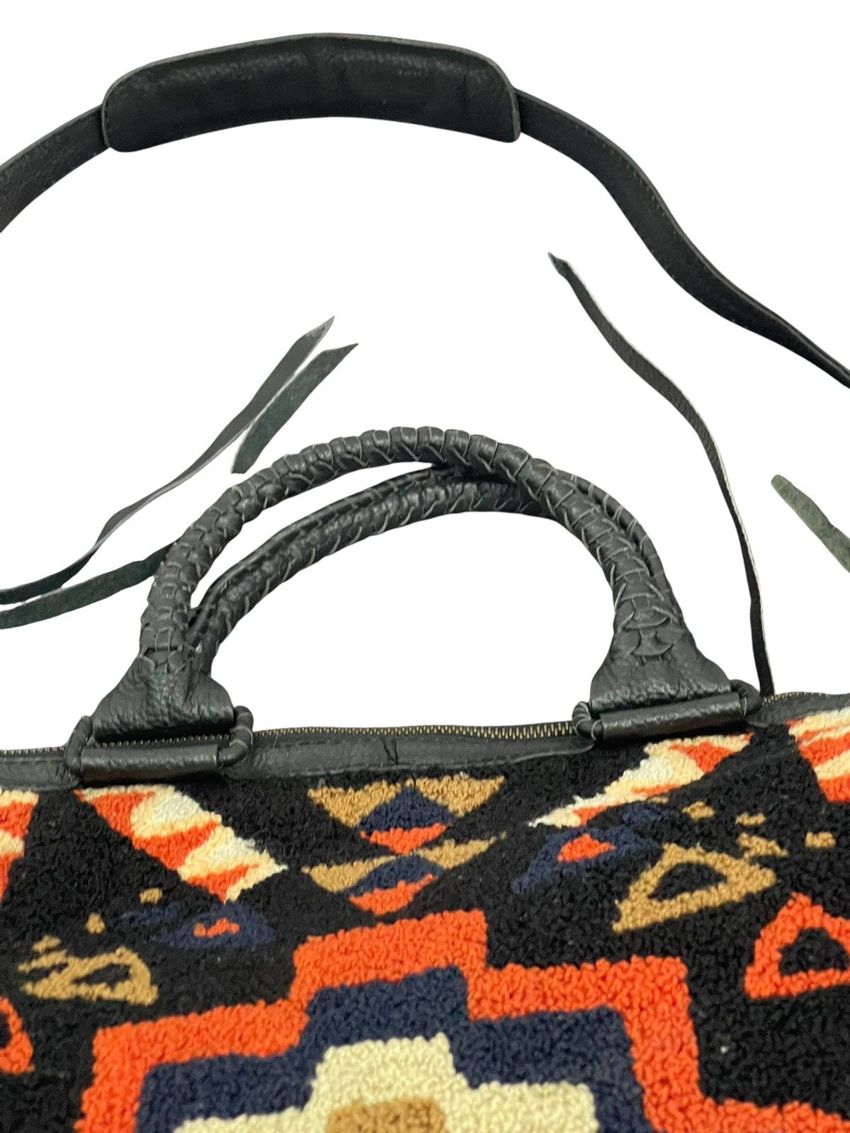 Japanese Brand Native Pile Leather Vtg Cleobella Tote Shoulder Bag 6🟩 Size ONE SIZE - 18 Thumbnail