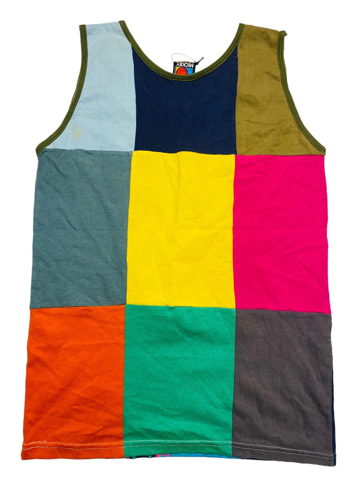 Hysteric Glamour 1990s Mickey - Patchwork Like Number Nine Tank Top Size US S / EU 44-46 / 1 - 2 Thumbnail