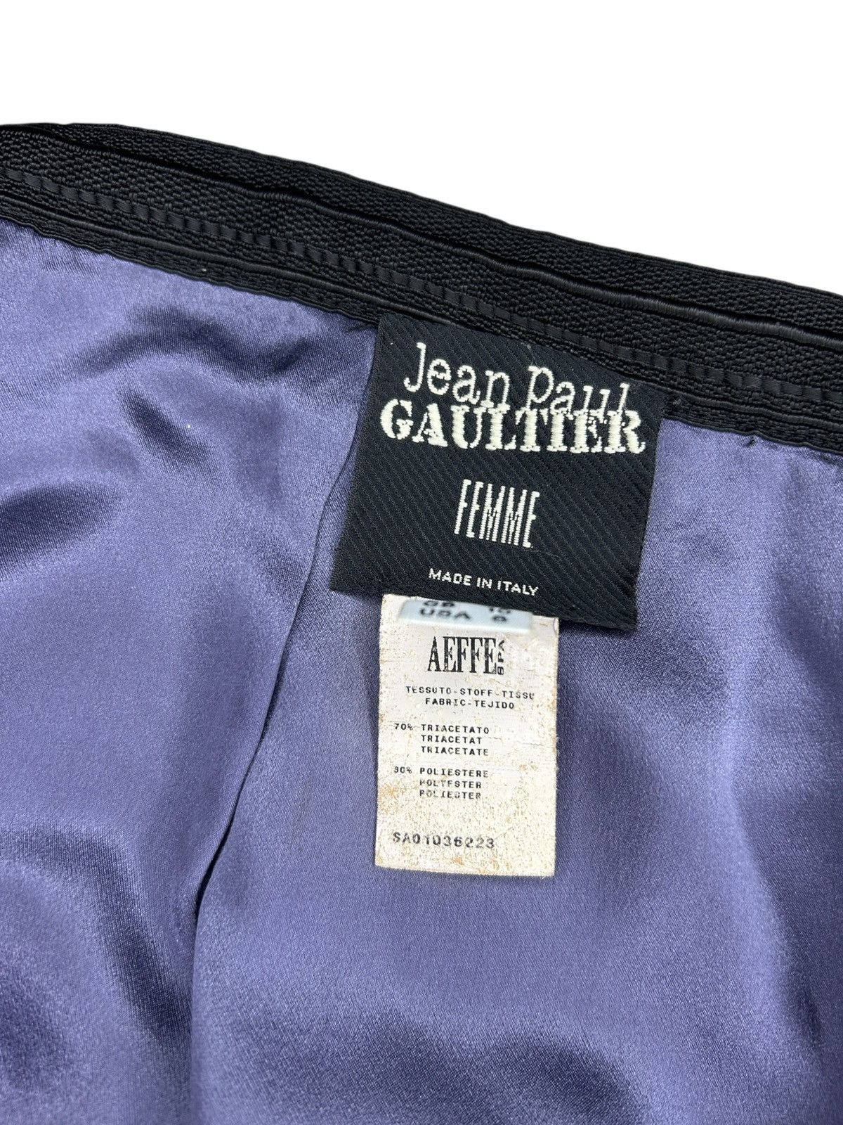 Jean Paul Gaultier 00s Bow Detail Skirt Size 28" / US 6 / IT 42 - 3 Thumbnail