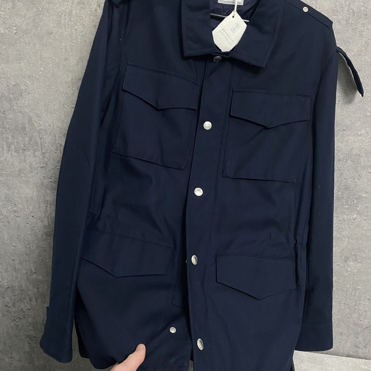 Brunello Cucinelli Brunello Cucinelli Field Utility Jacket Nylon Size US M / EU 48-50 / 2 - 9 Thumbnail